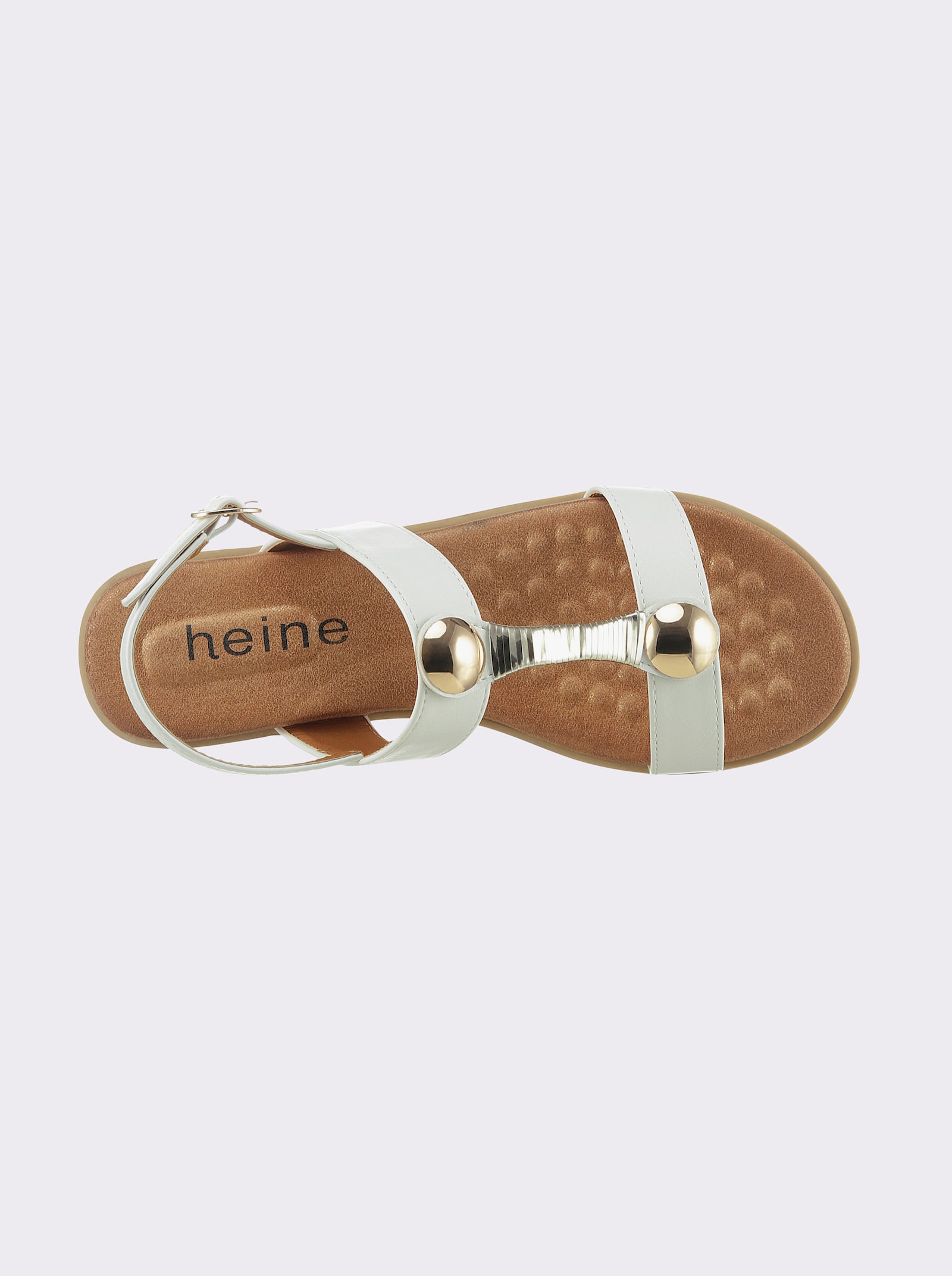 heine sandalen - wit