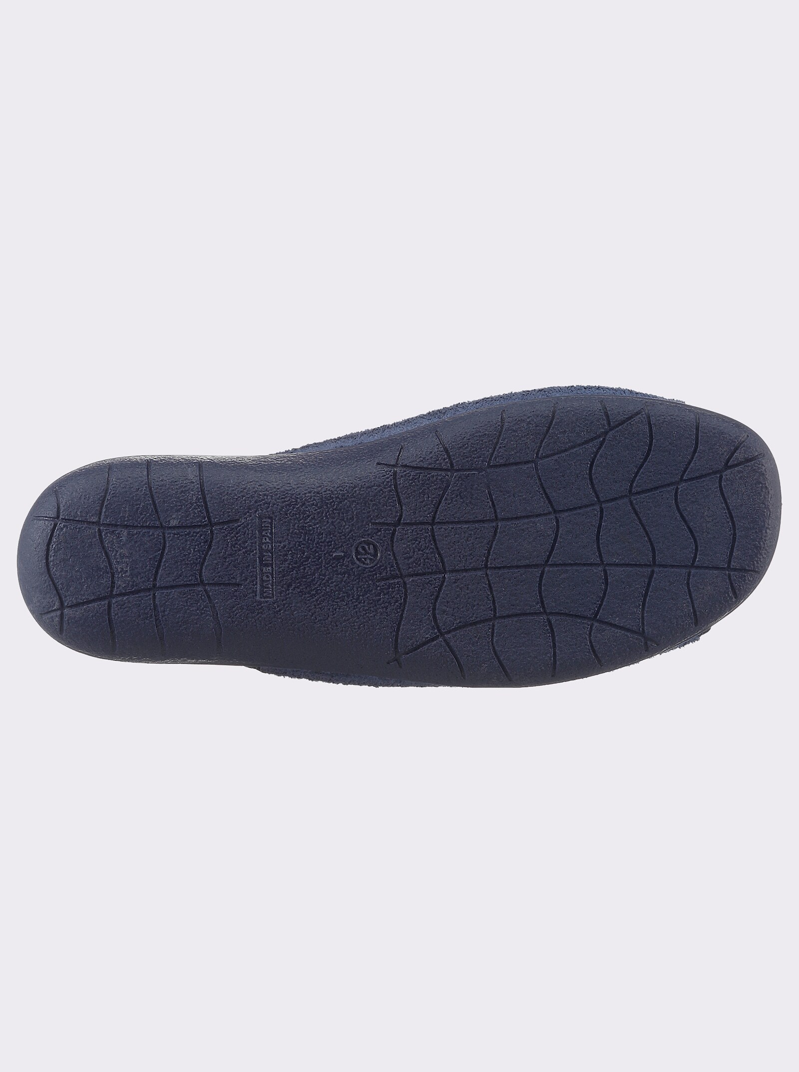 Pantoffel in Textil-Qualität - marine