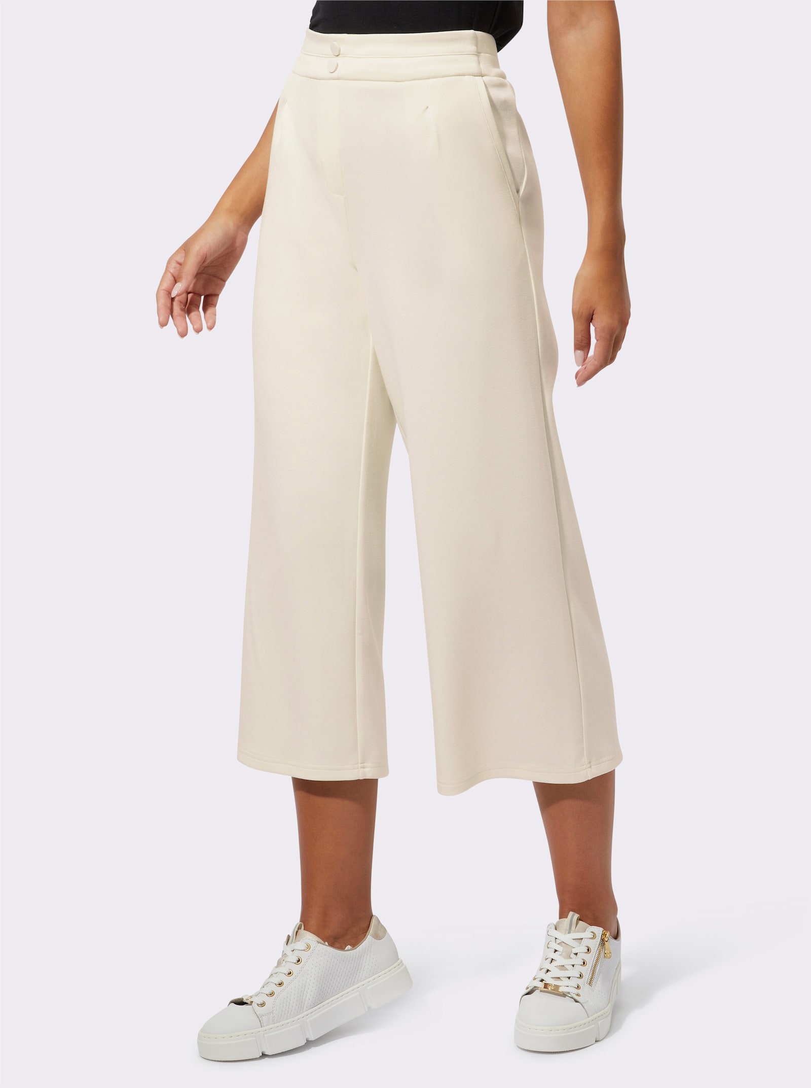 Culotte im weichen Modal-Mix - champagner
