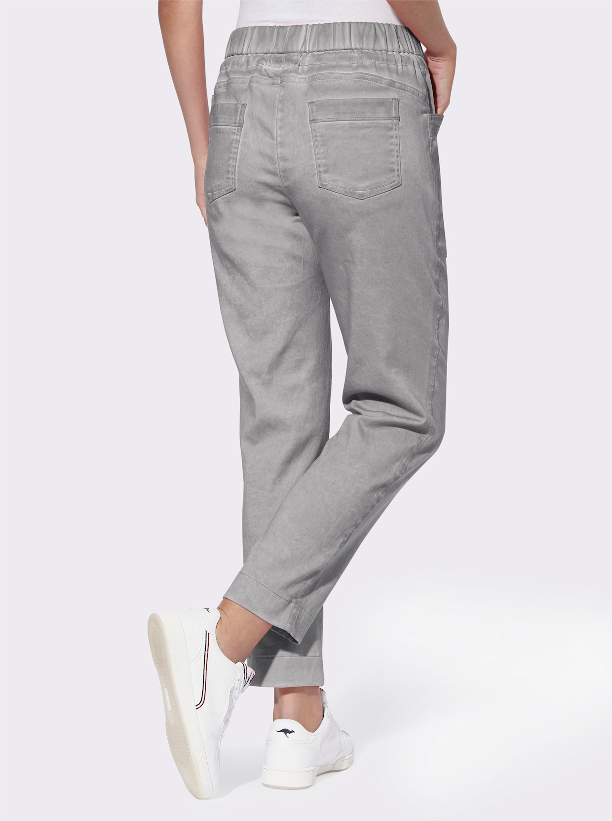 heine comfortbroek - steengrijs