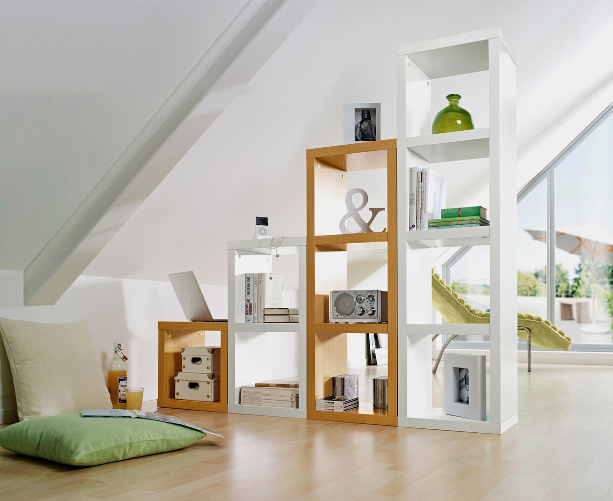 heine home Regal - weiß