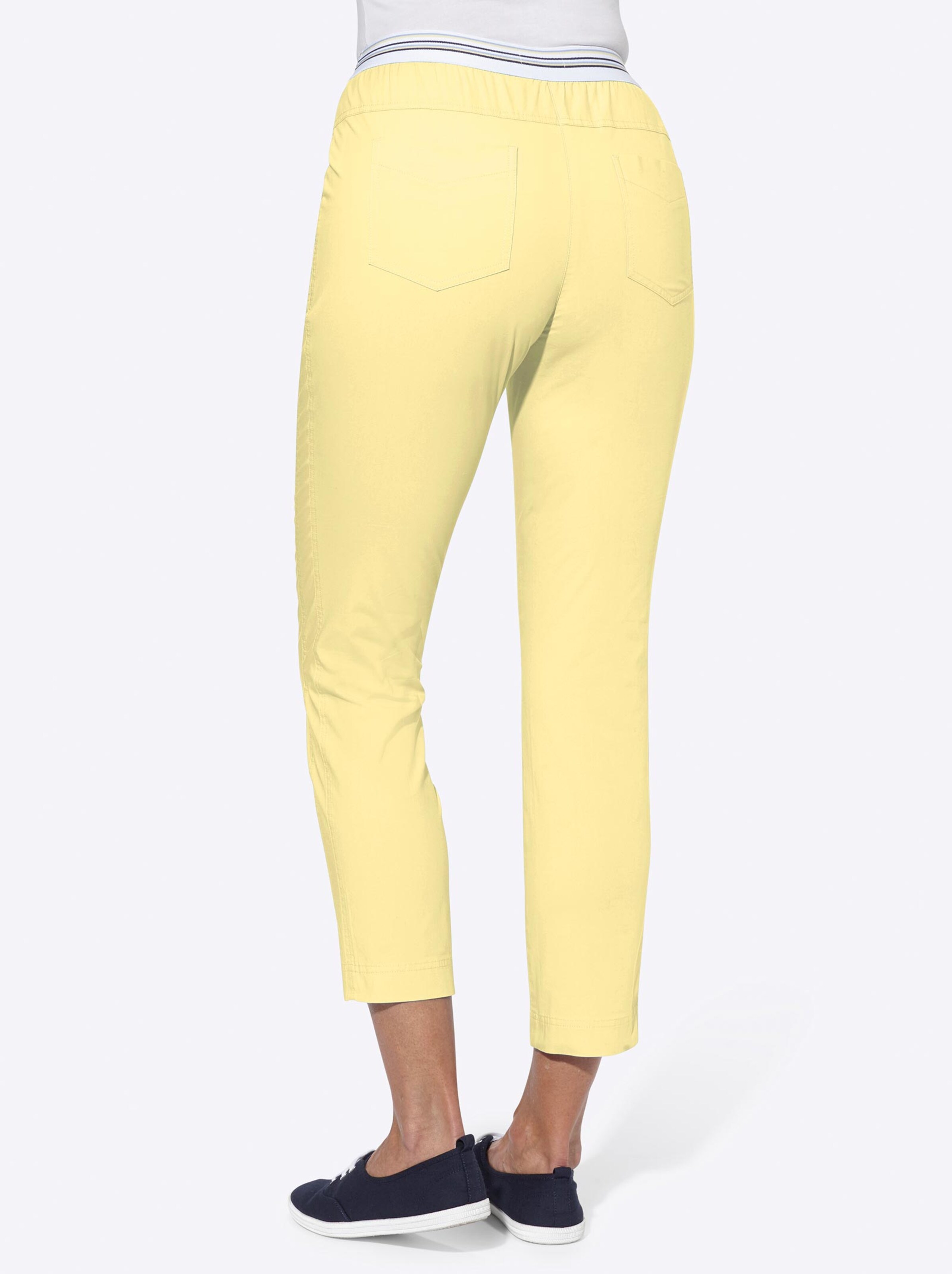 Damenmode Hosen 7/8-Hose in zitrone Damenmode Hosen 7/8-Hose in zitrone