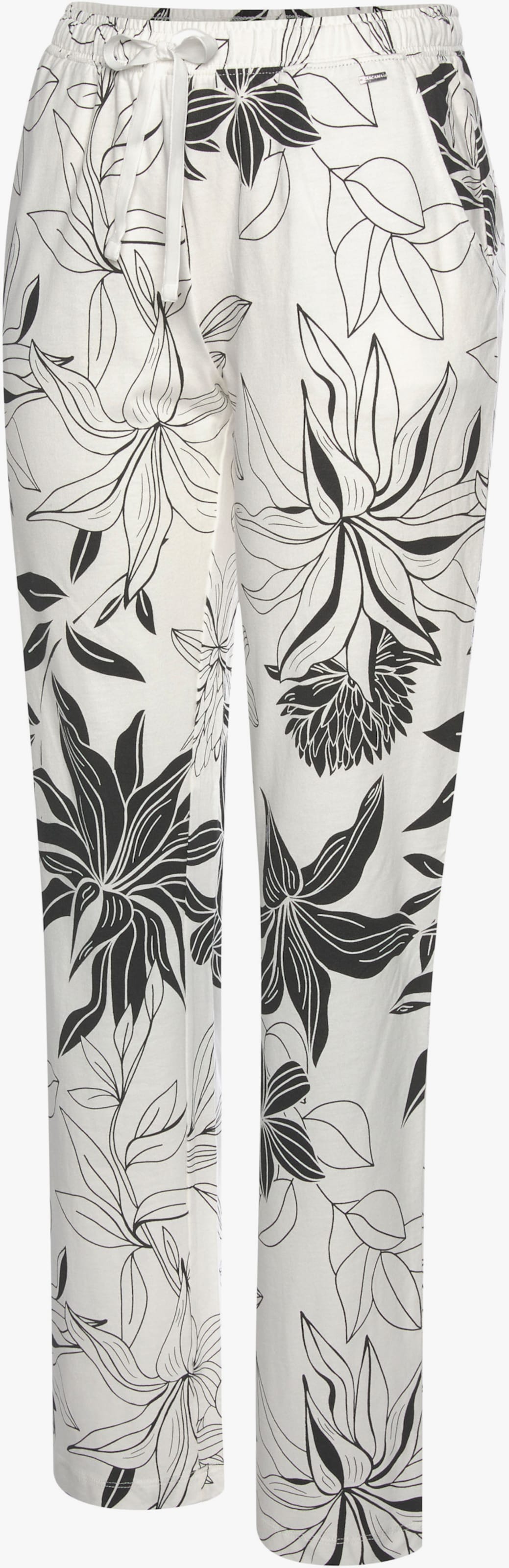 LASCANA Pantalon de nuit - écru à fleurs