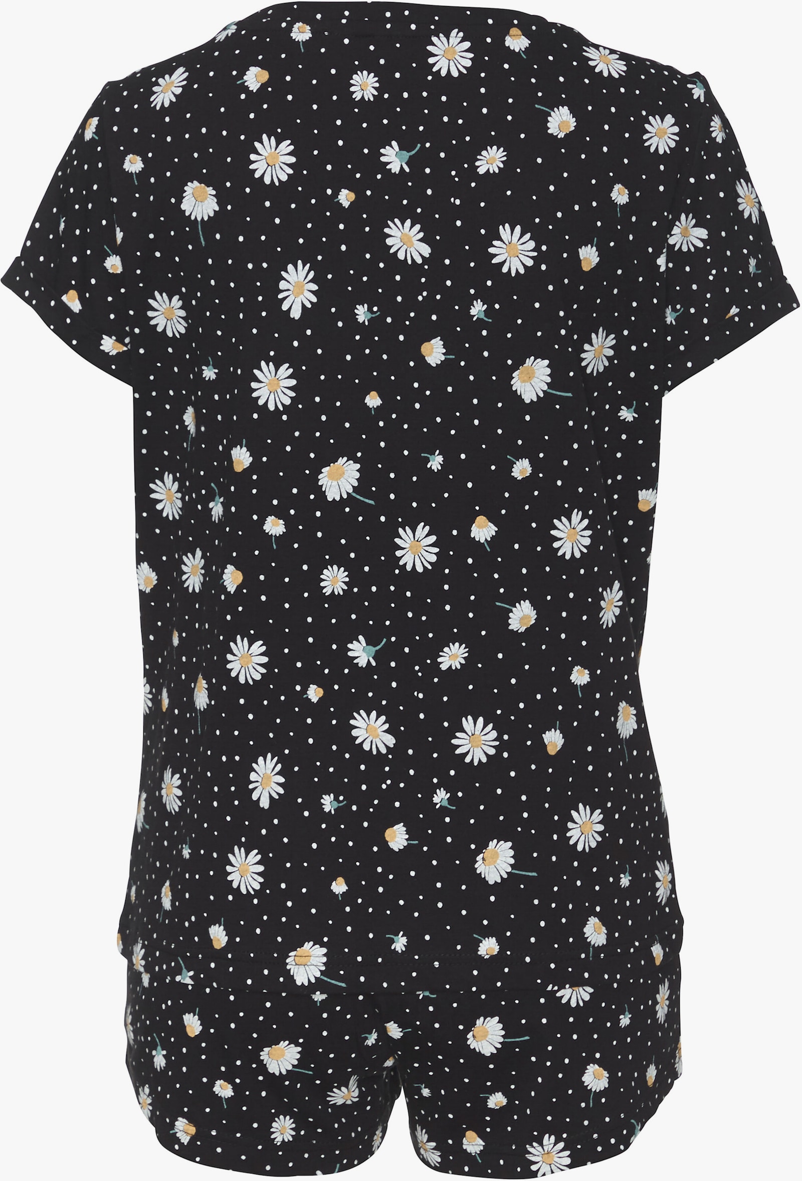 Vivance Dreams Pyjama court - noir à motifs