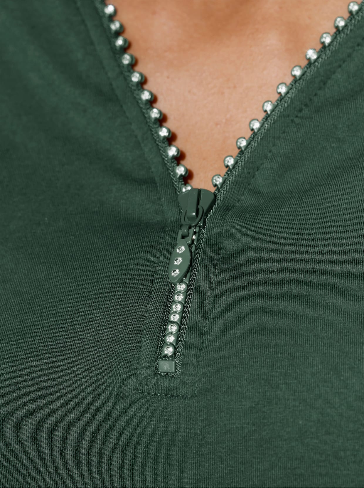 Kurzarmshirt - moos
