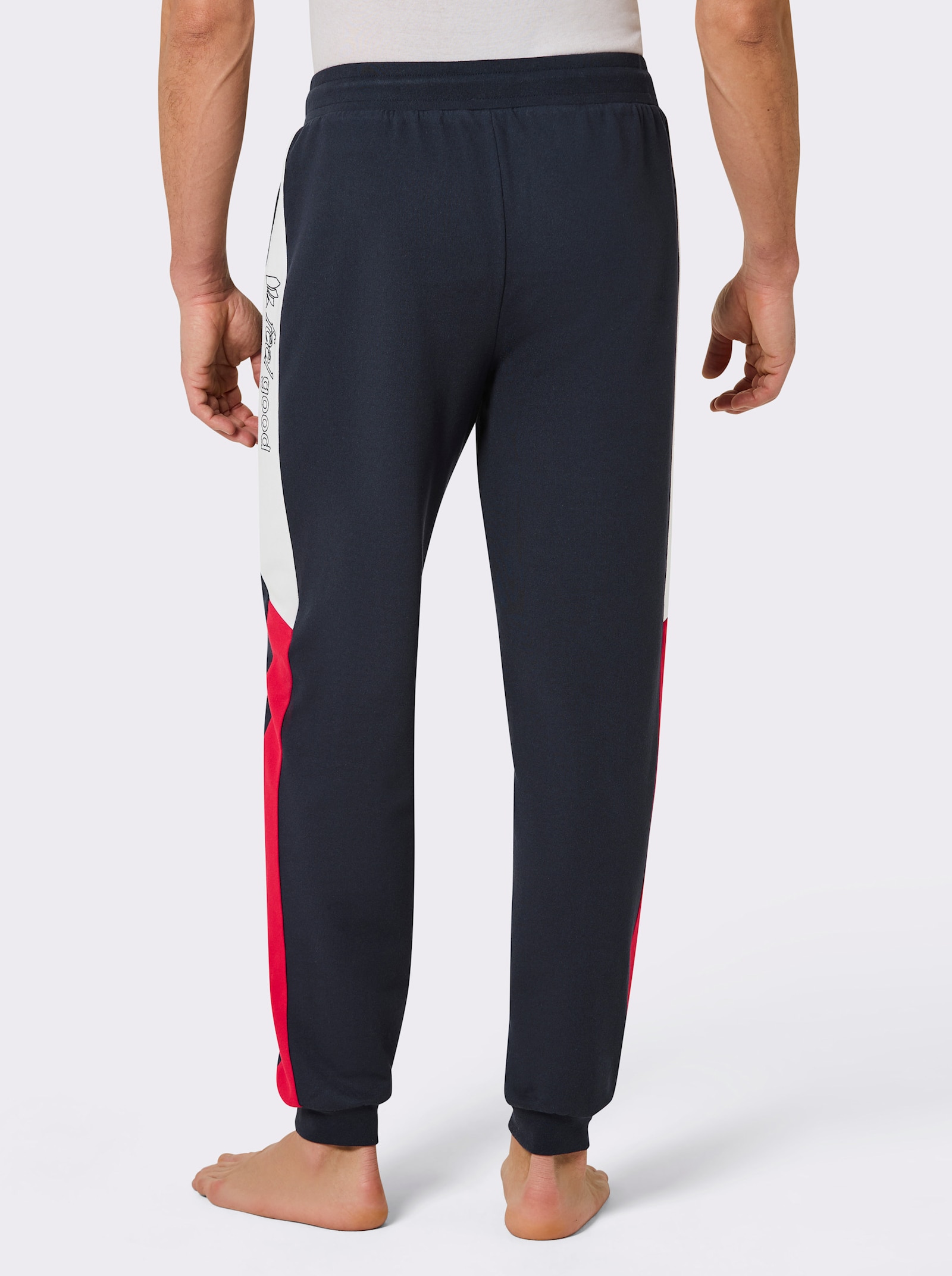 feel good Hose - marine-dunkelrot