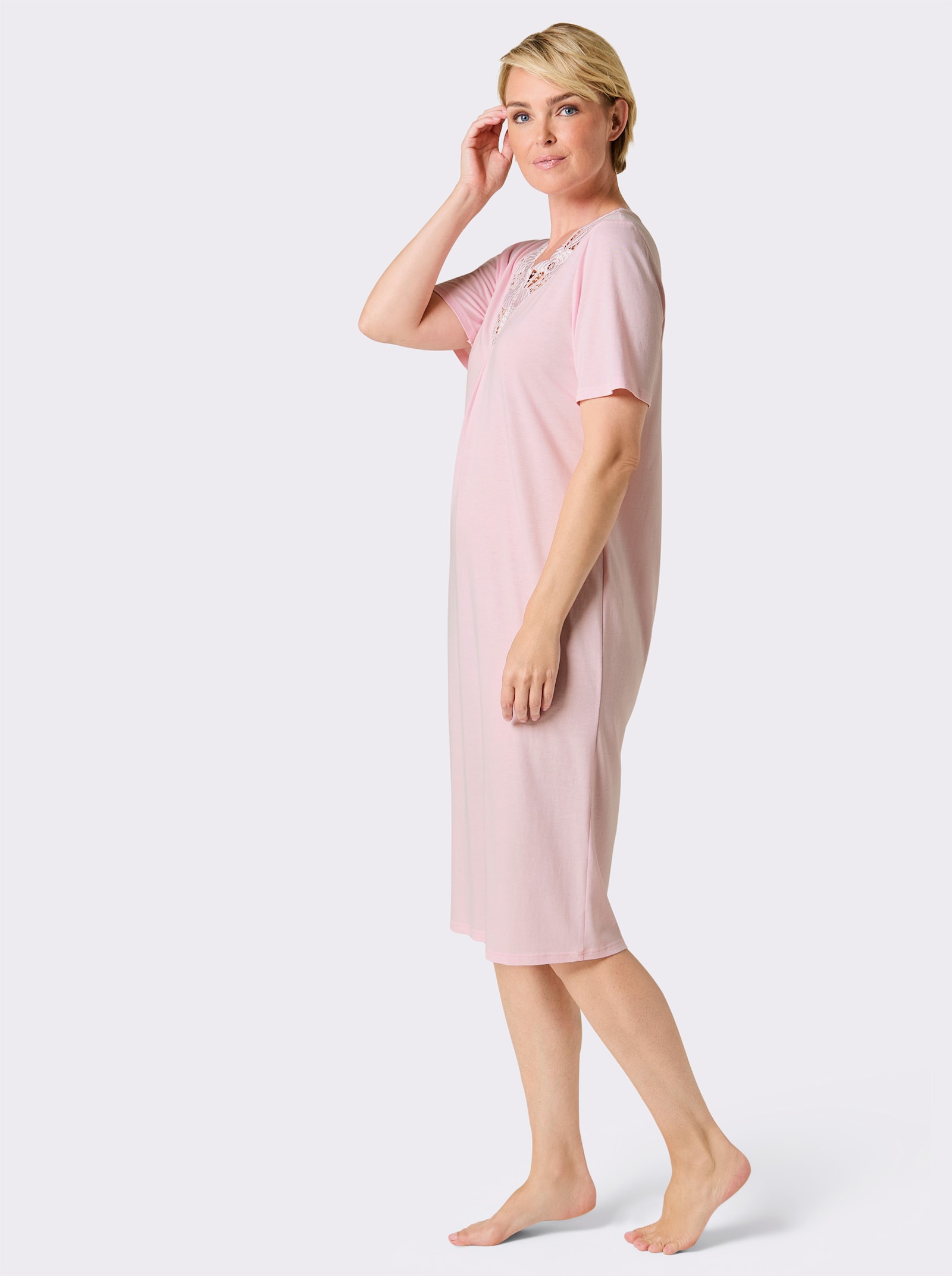 wäschepur Nachthemd - rosé