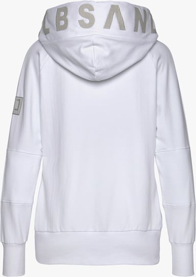 Elbsand Kapuzensweatjacke - weiß