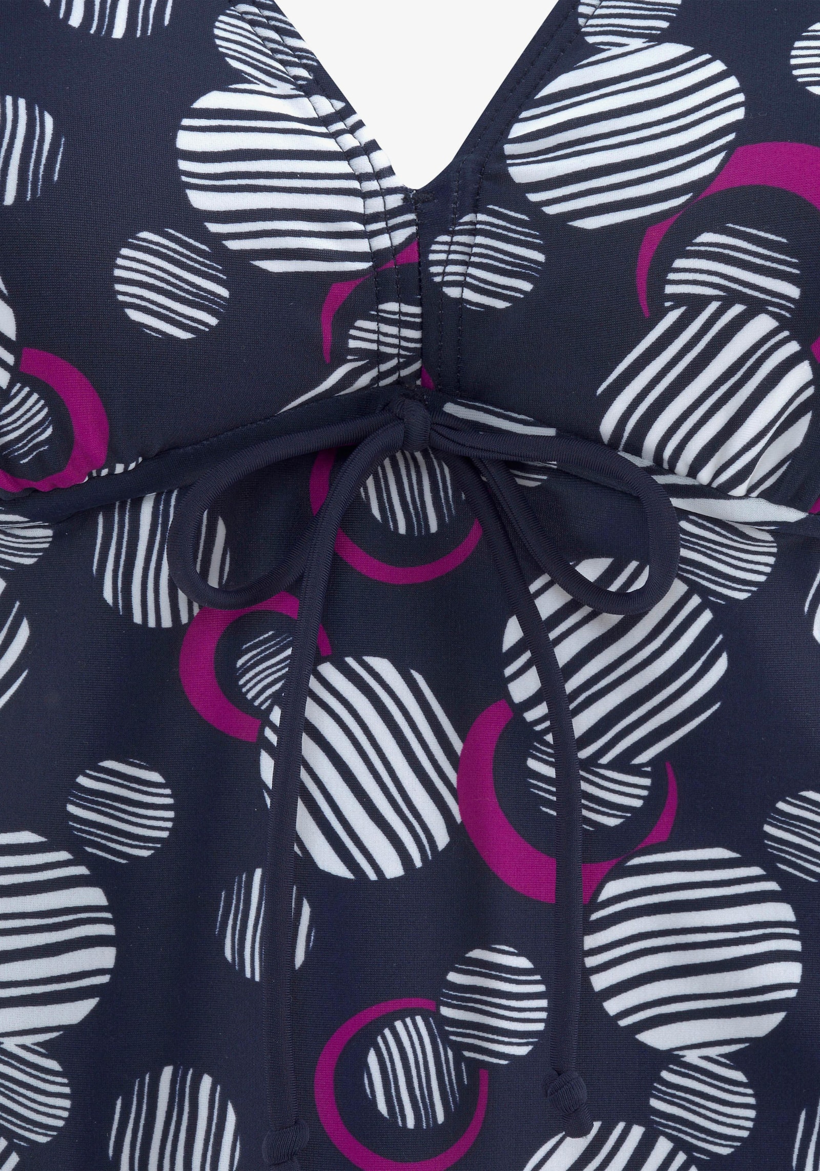 LASCANA tankini à armatures - marine imprimé