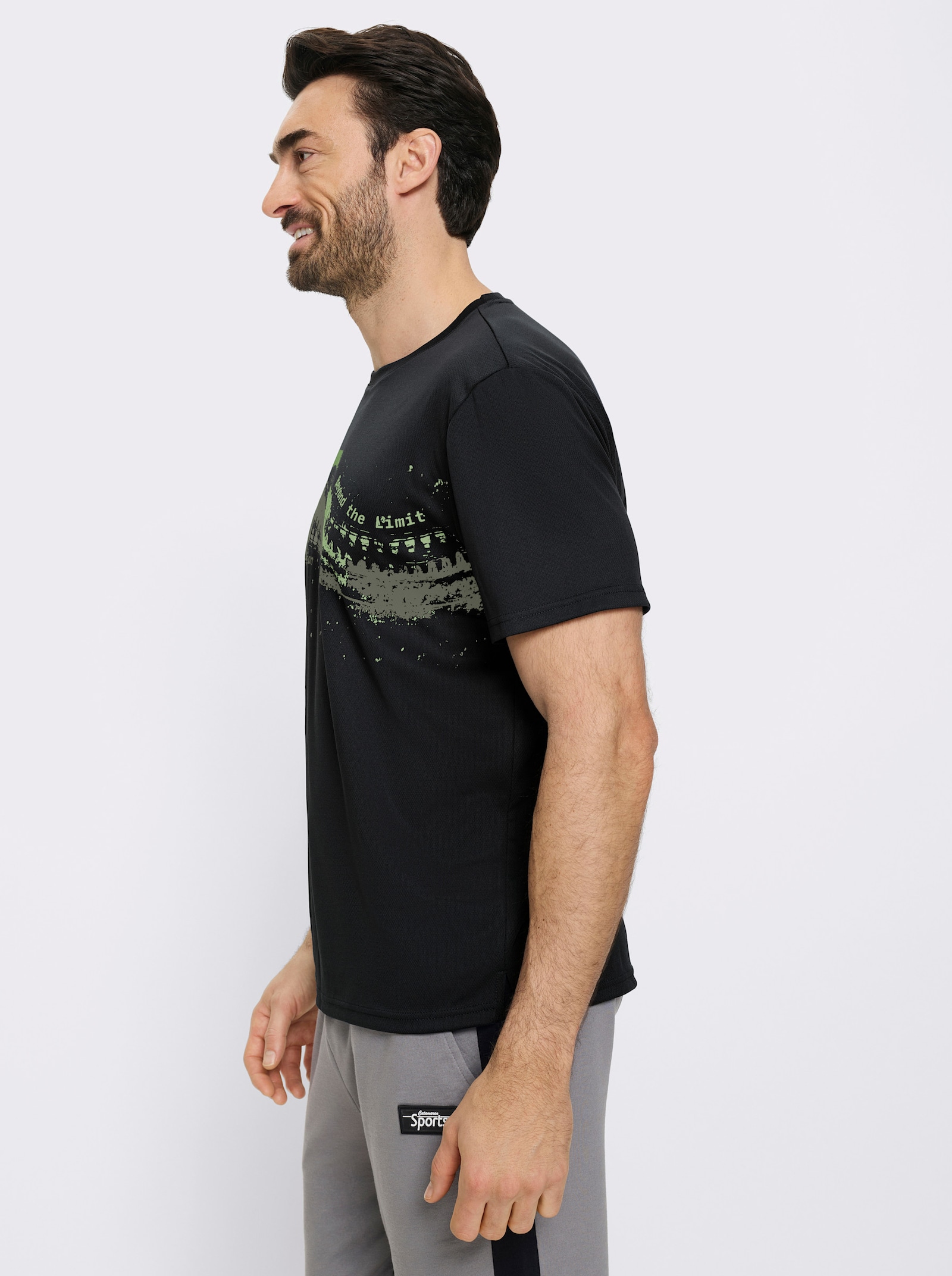 Catamaran Sports Funktionsshirt mit Wabenstruktur - schwarz