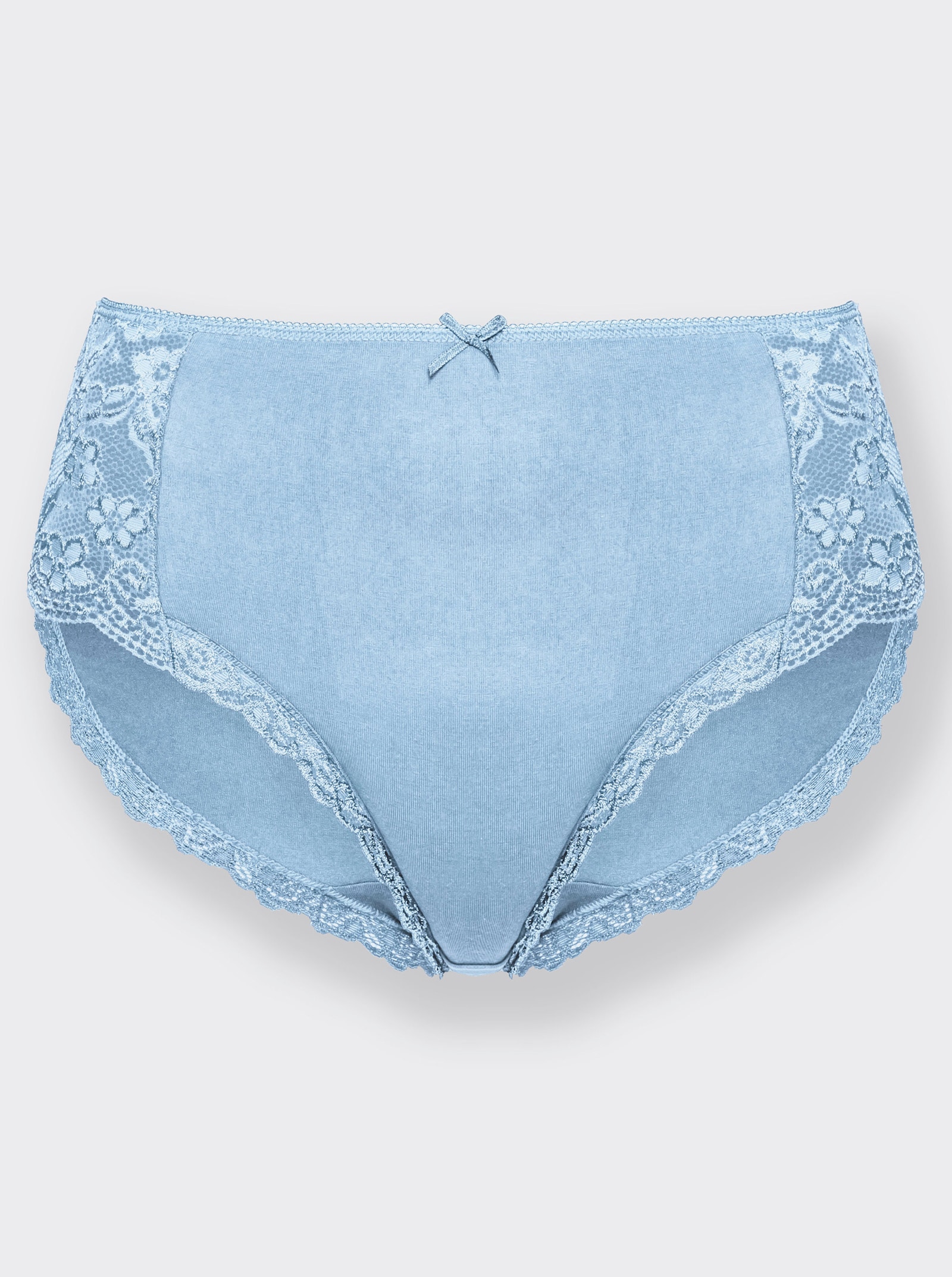 wäschepur Taillenslip mit Spitzenbordüre - farbig-sortiert