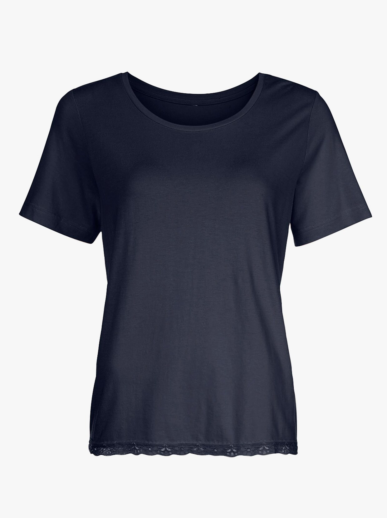 wäschepur Schlafanzug-Shirt - marine