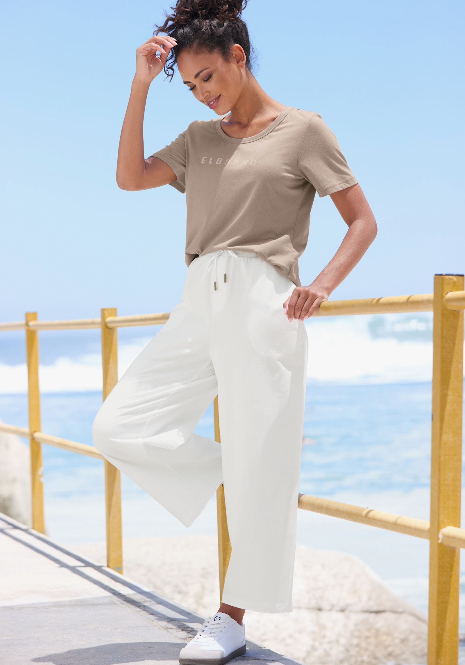 Elbsand 7/8-Hose - weiß