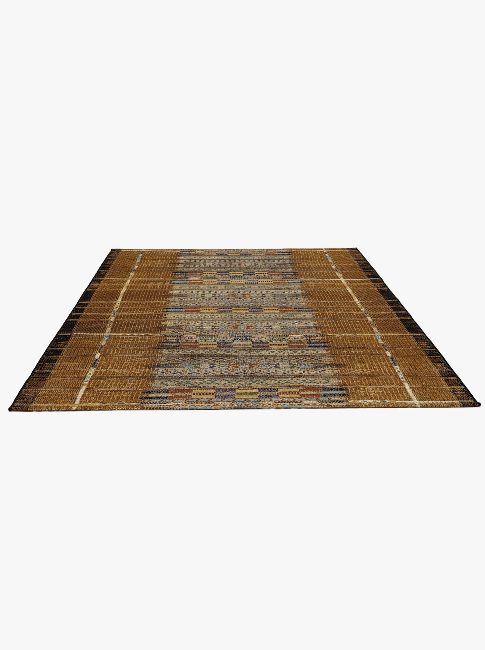 Theko Teppich - gelb