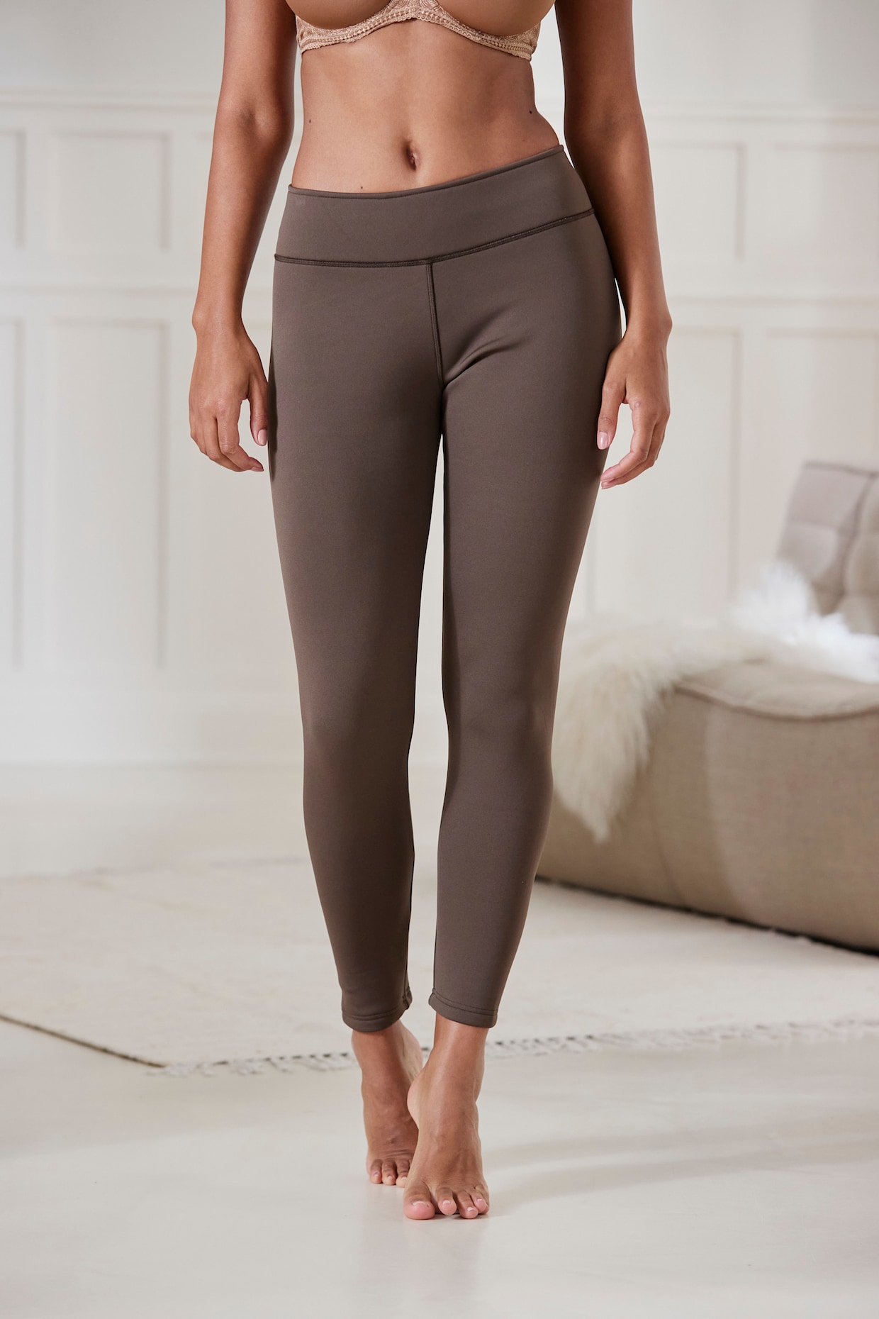 Lavana Thermoleggings - 1x braun