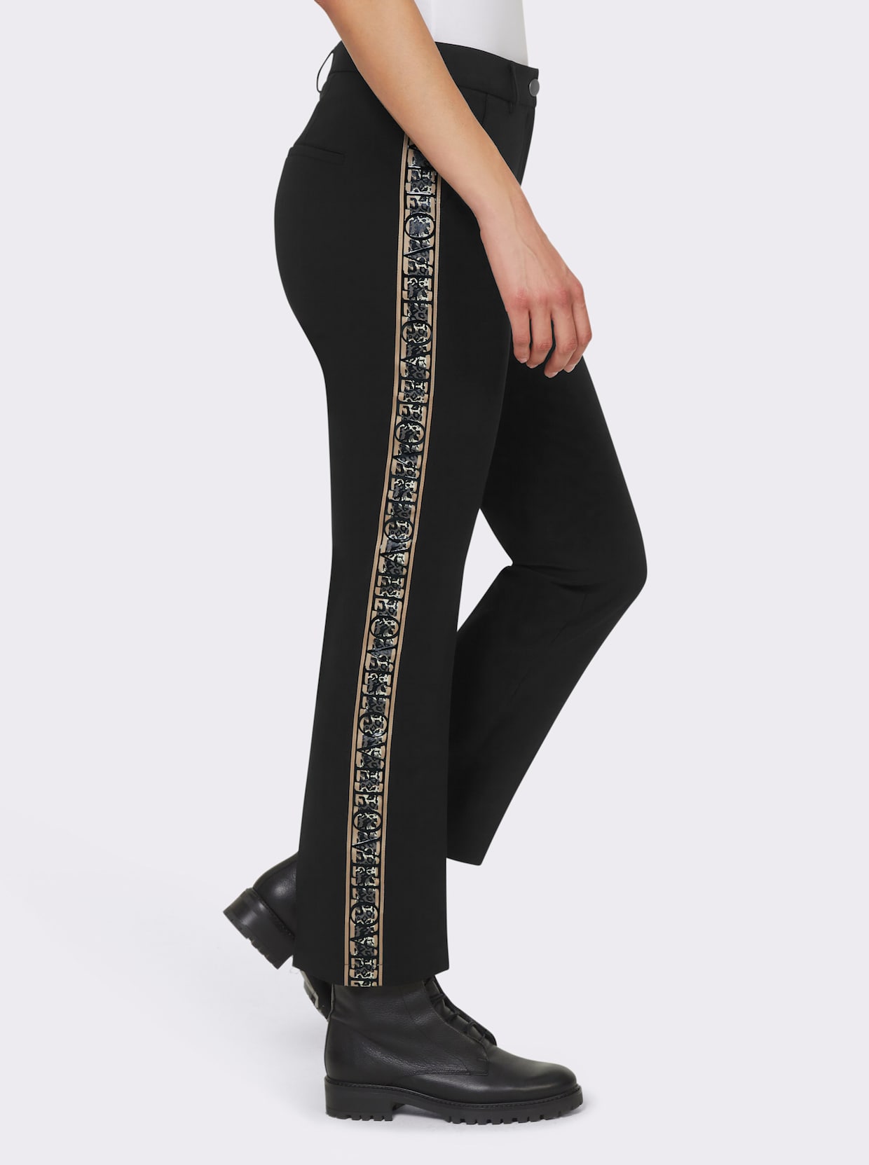 heine Bügelfaltenhose - schwarz