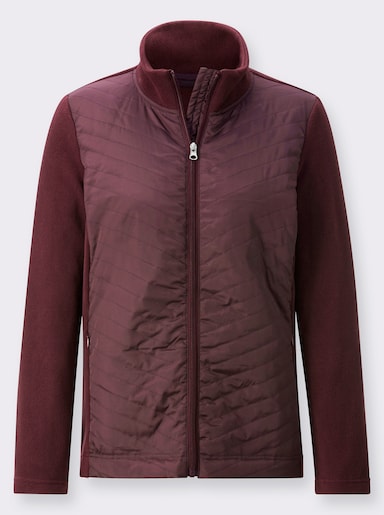 Fleecejacke - burgund