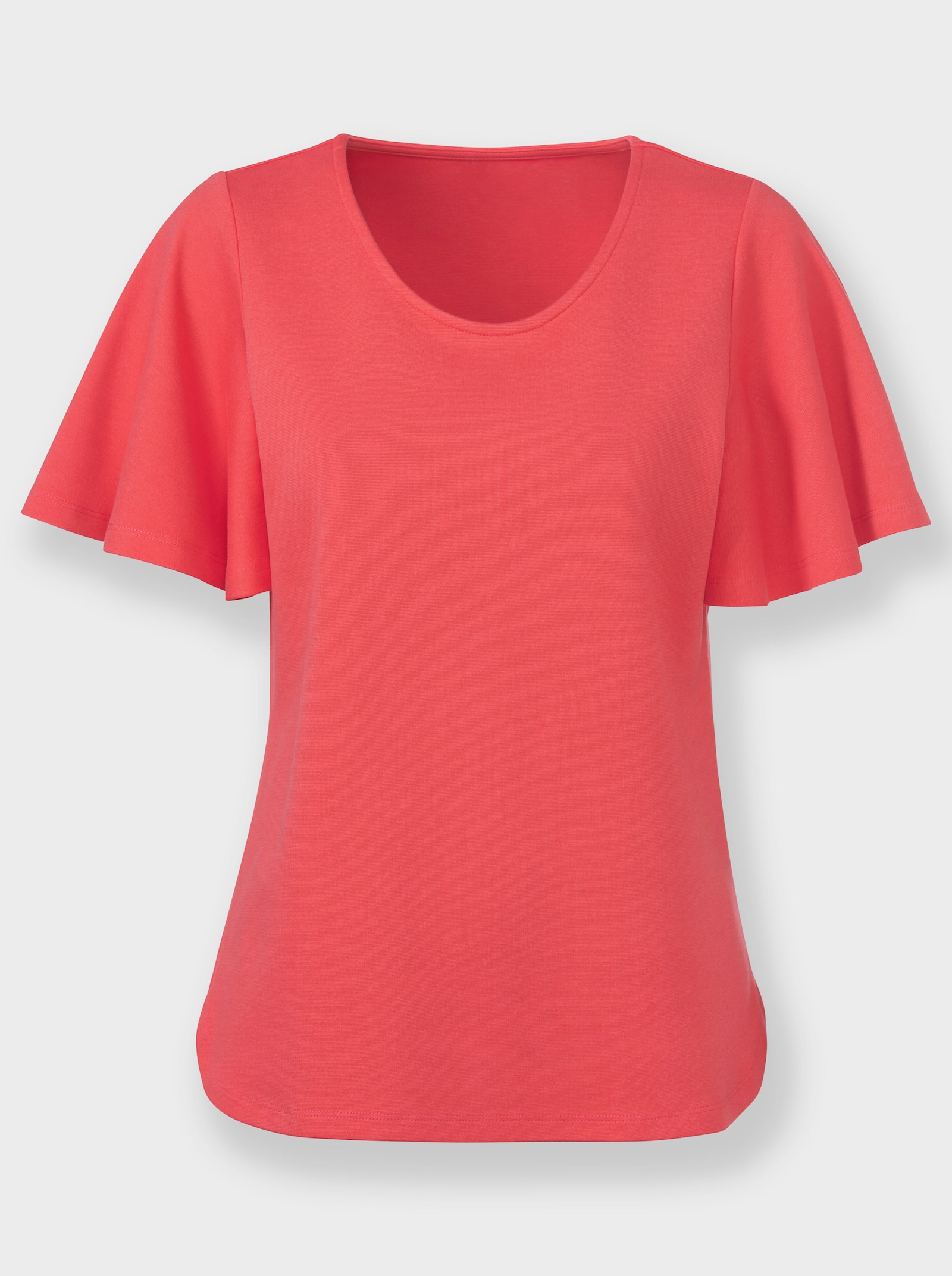 heine Rundhalsshirt mit Flügelärmeln - hummer