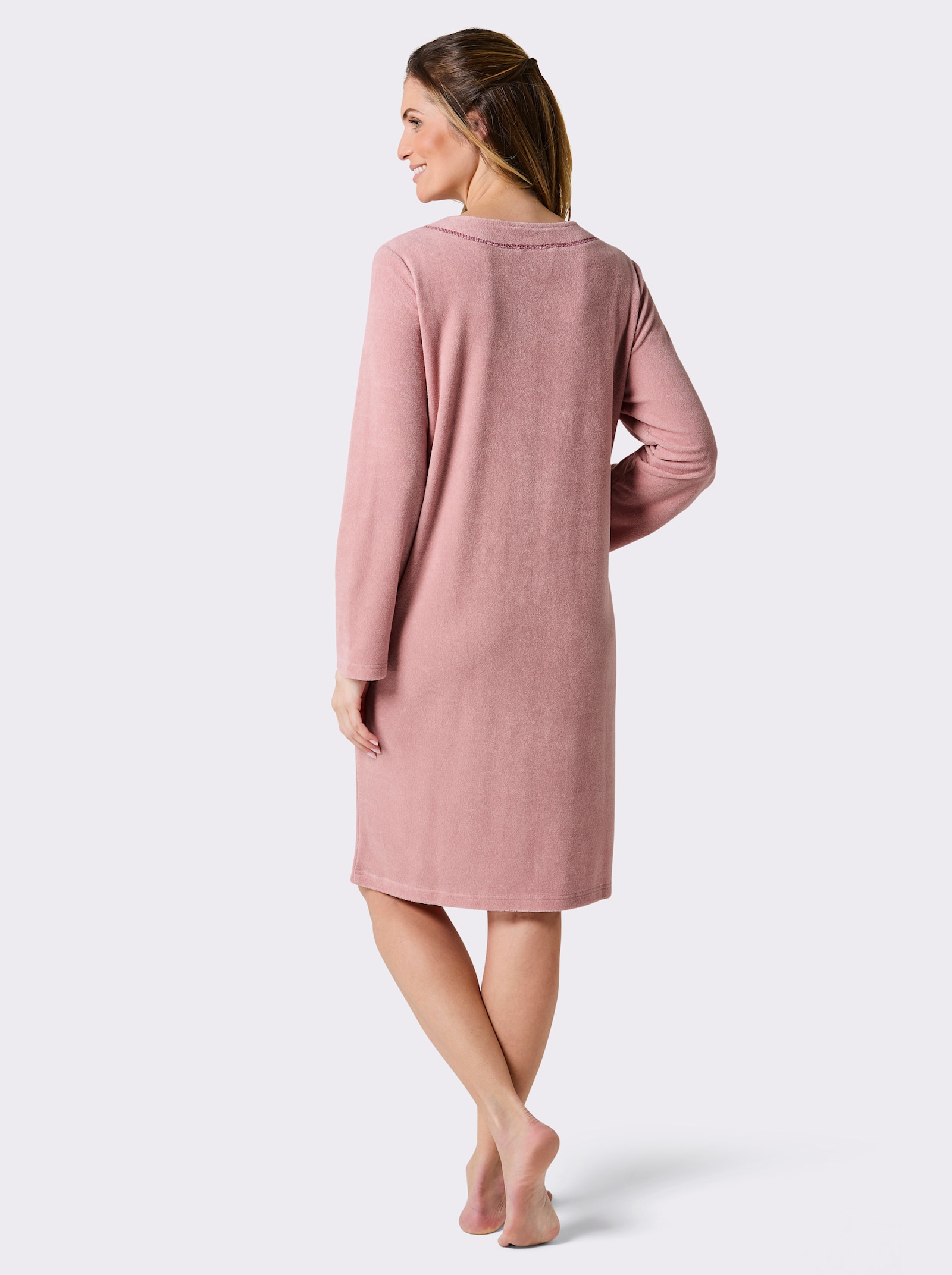 feel good Bademantel - rosenquarz-erika