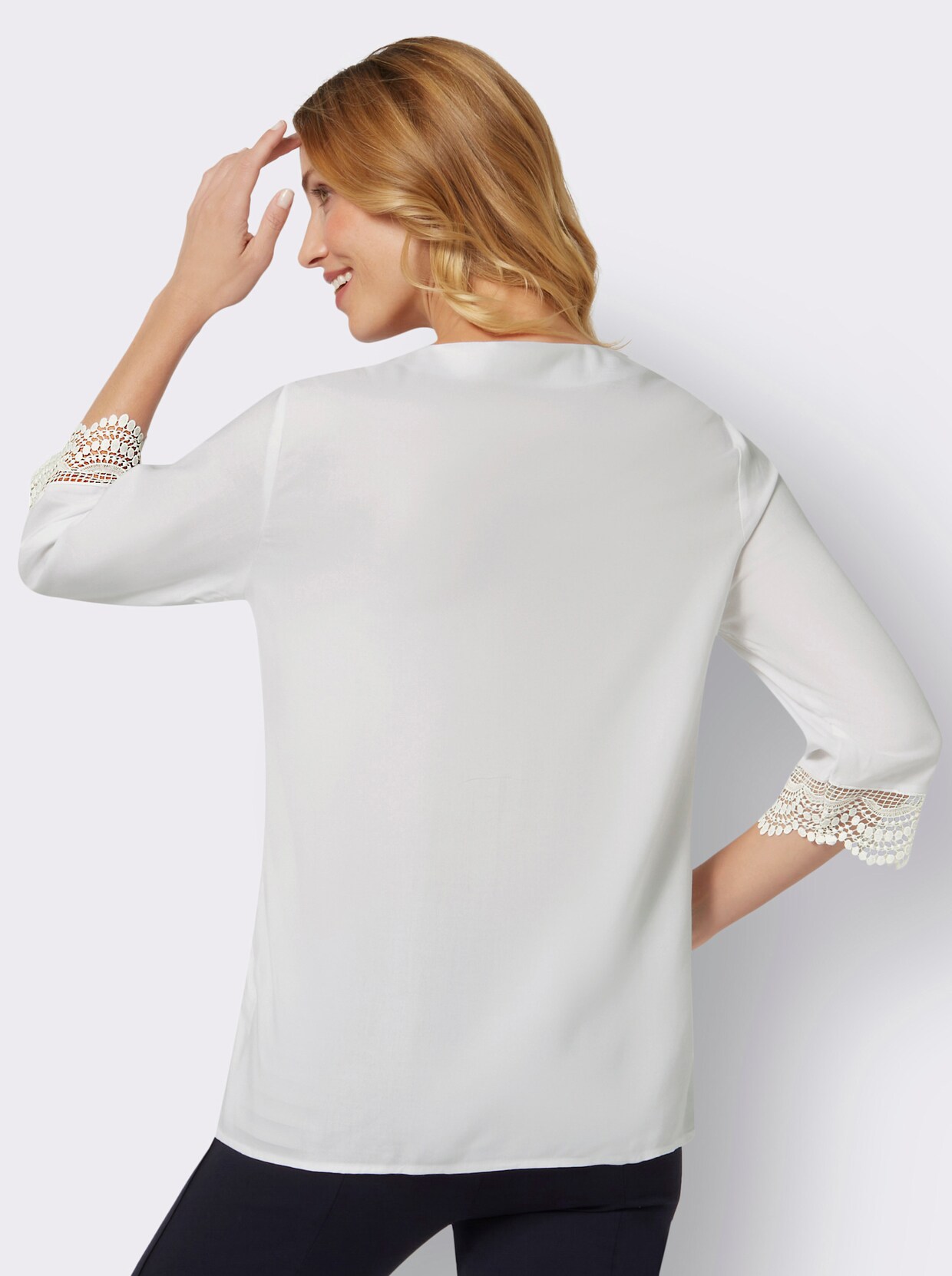 Comfortabele blouse - wit