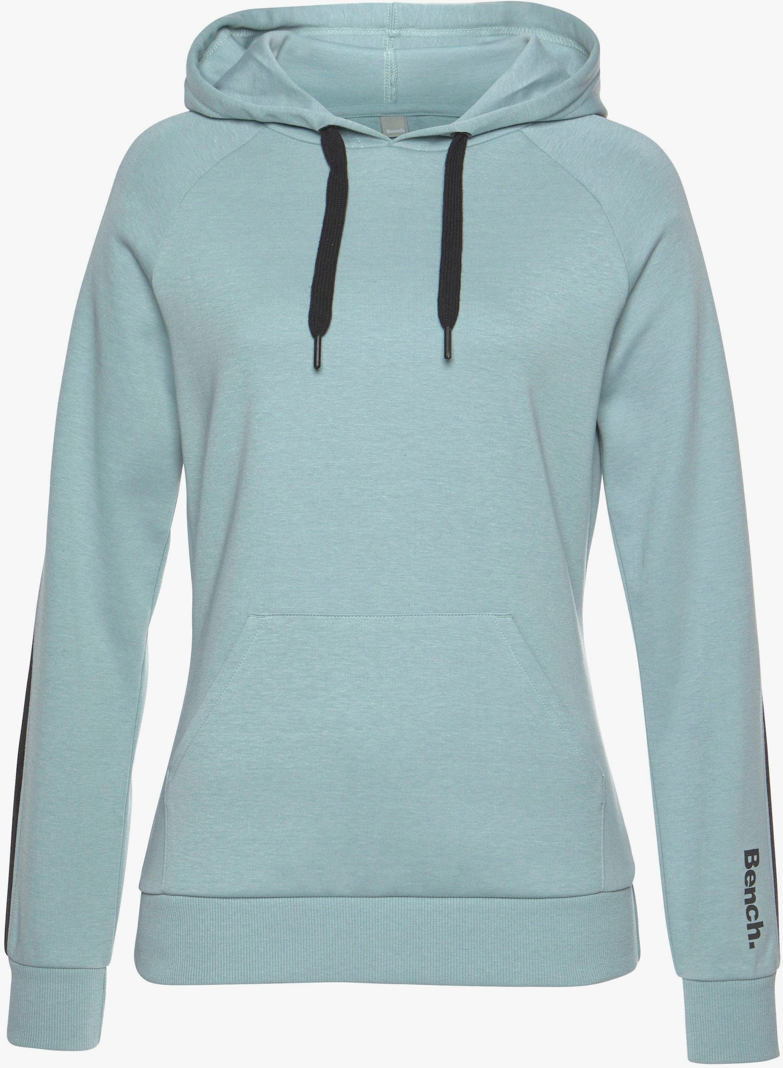 Bench. Loungewear Kapuzensweatshirt - mint-schwarz