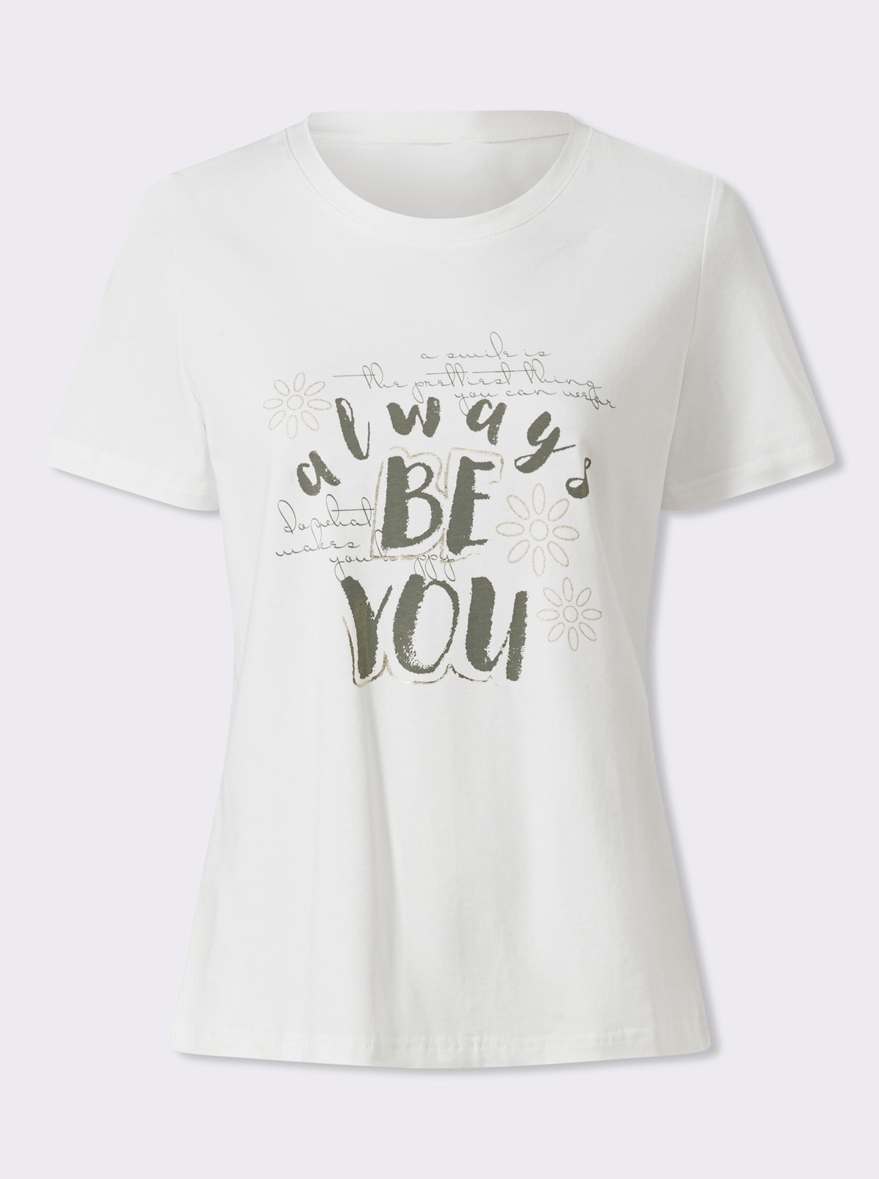 heine Kurzarmshirt - ecru
