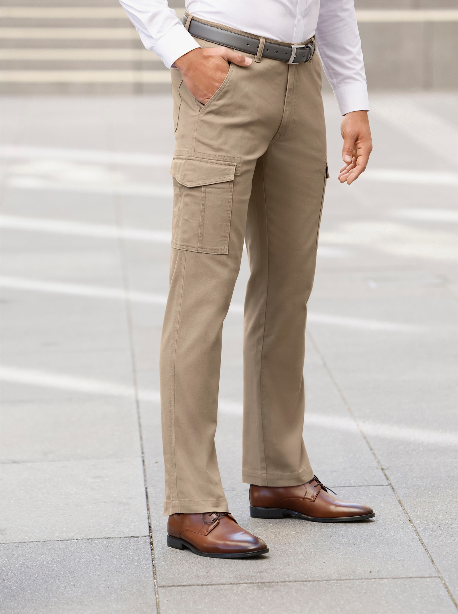 Twill-broek - beige