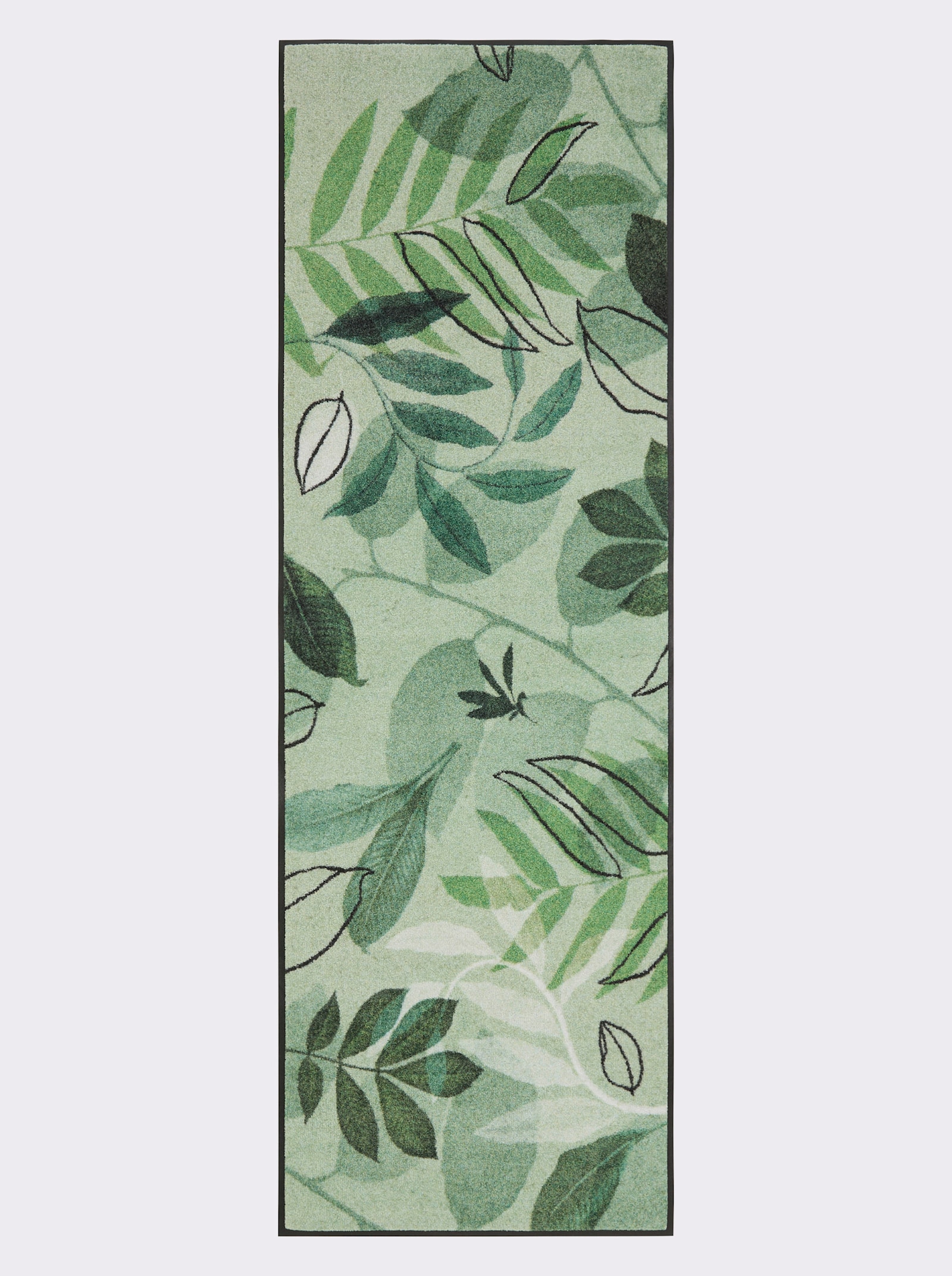 wash+dry by Kleen-Tex Fussmatte - reseda-grasgrün-bedruckt