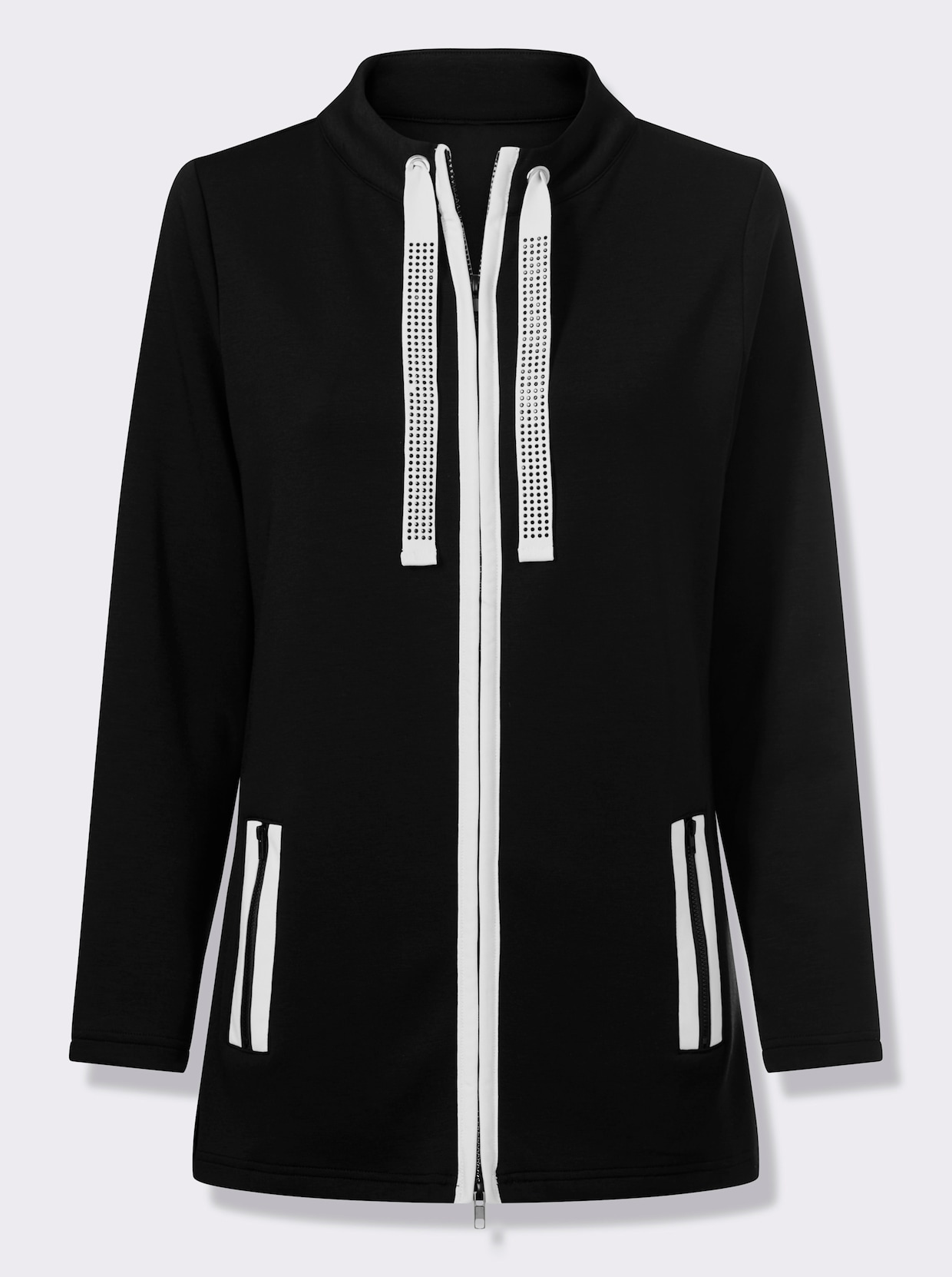 Sweatjacke - schwarz
