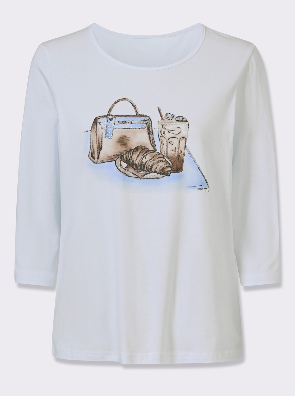 heine 3/4-Arm-Shirt - weiß