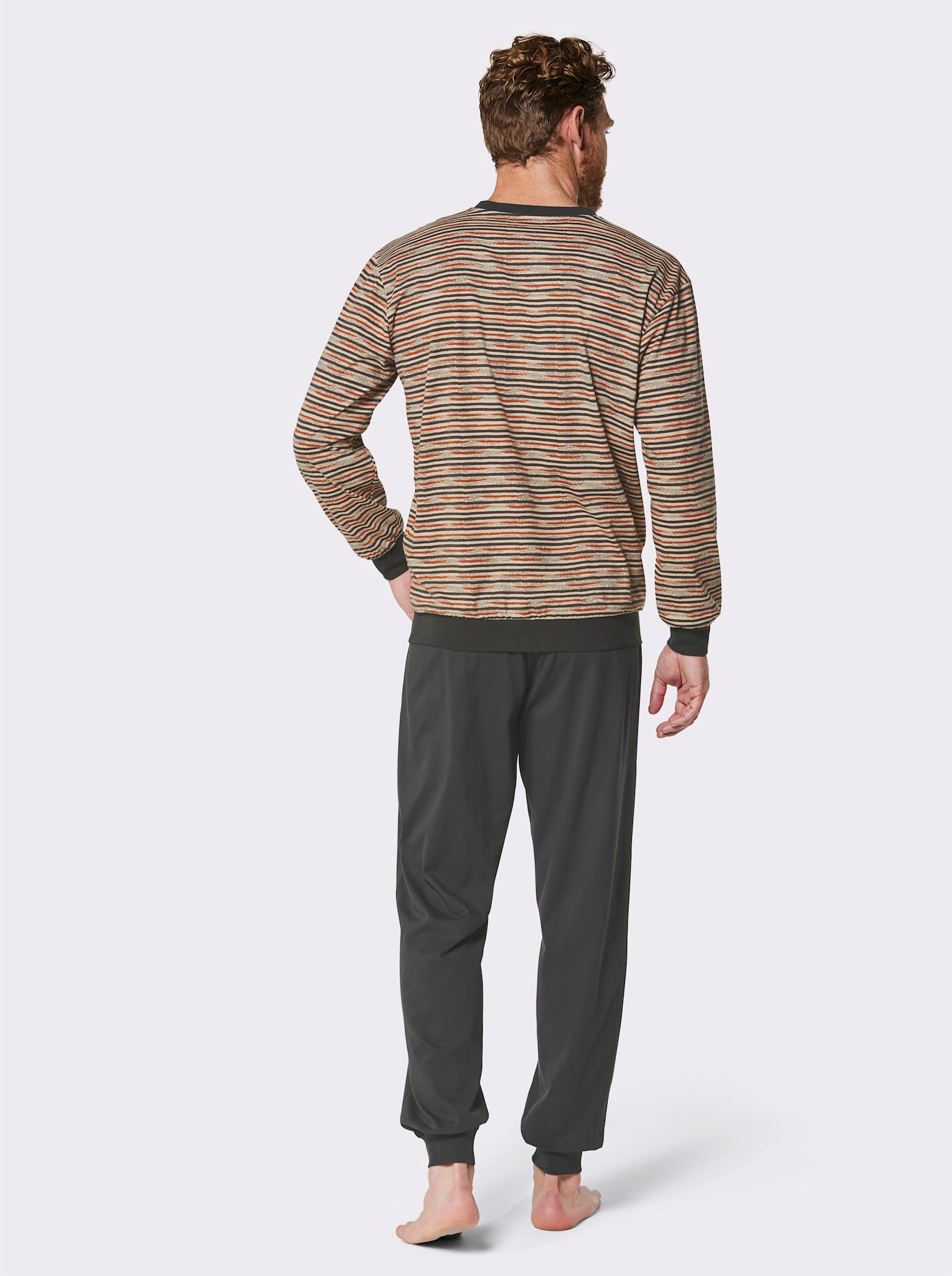 wäschepur men Pyžamá - modrá + prírodná