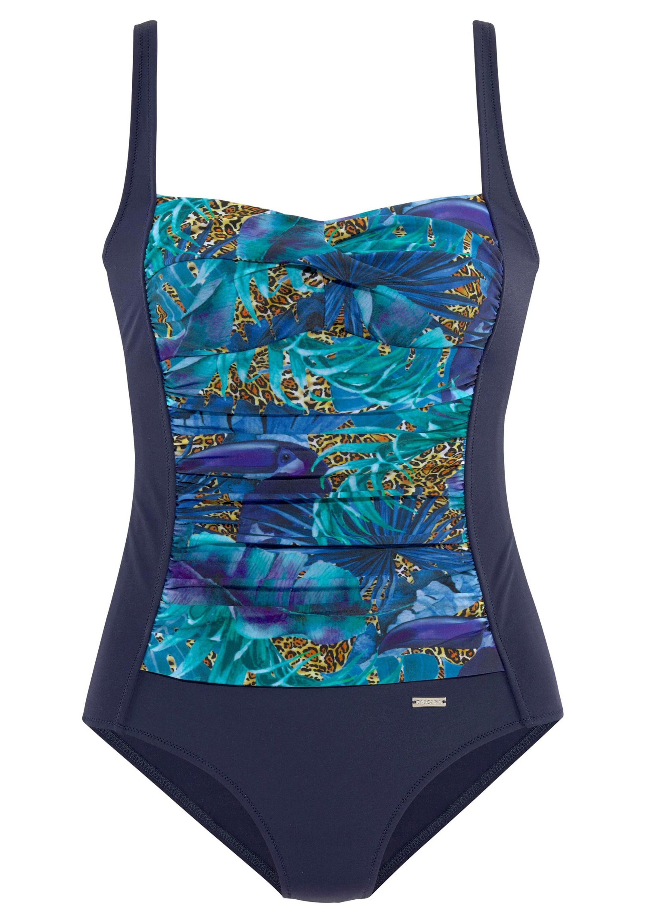 Witt Weiden Damen Badeanzug blau bedruckt  - Onlineshop Witt Weiden