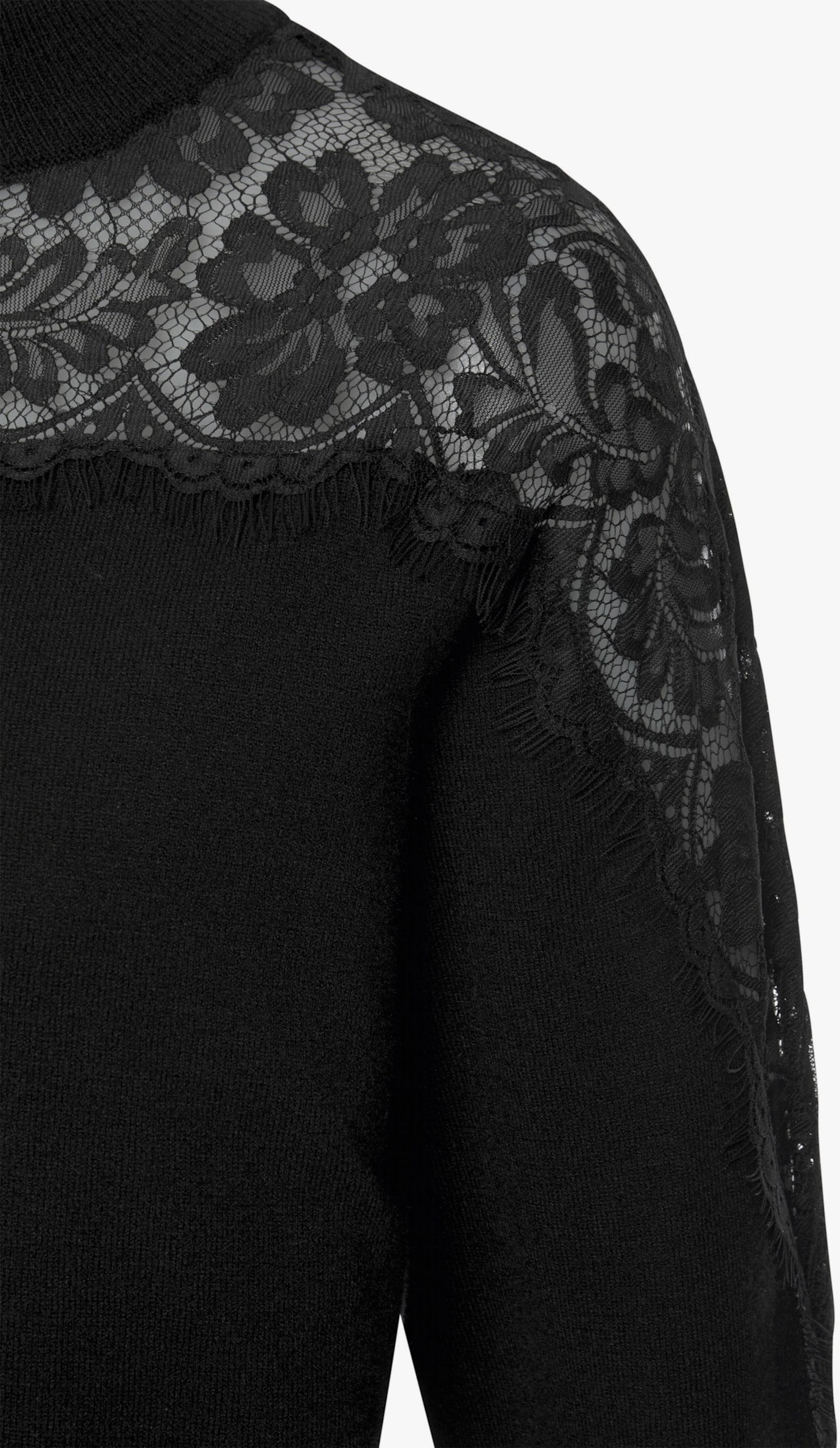 LASCANA Gebreide pullover - zwart