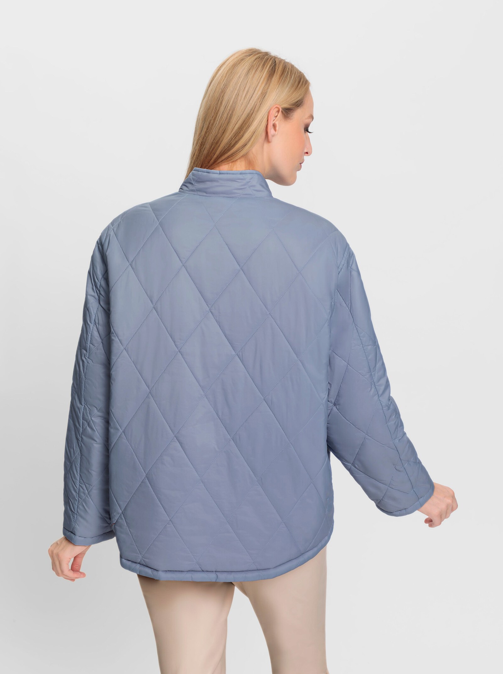 heine Keerbare gewatteerde jas - bleu/oranje