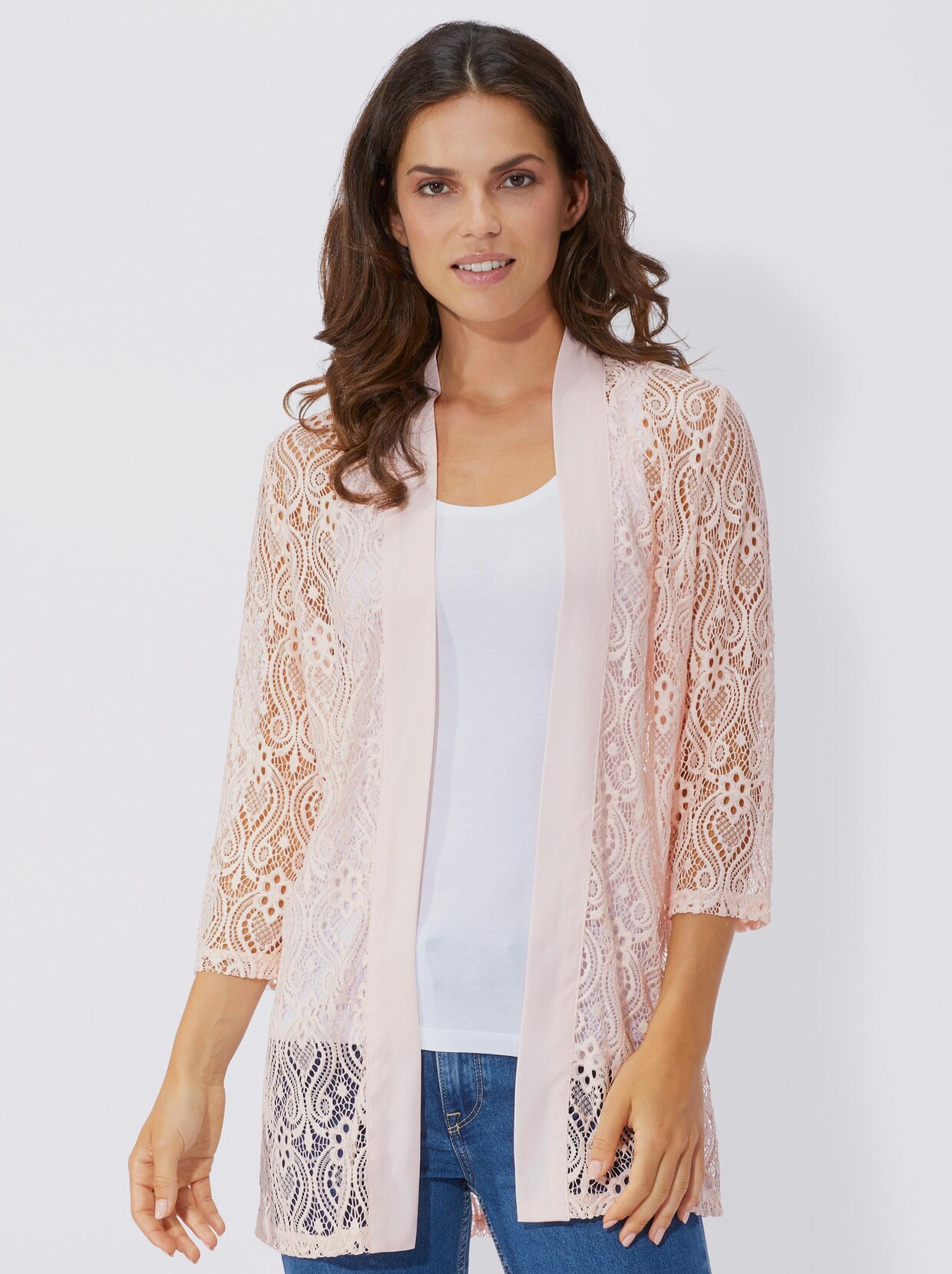 Lange blouse - roze