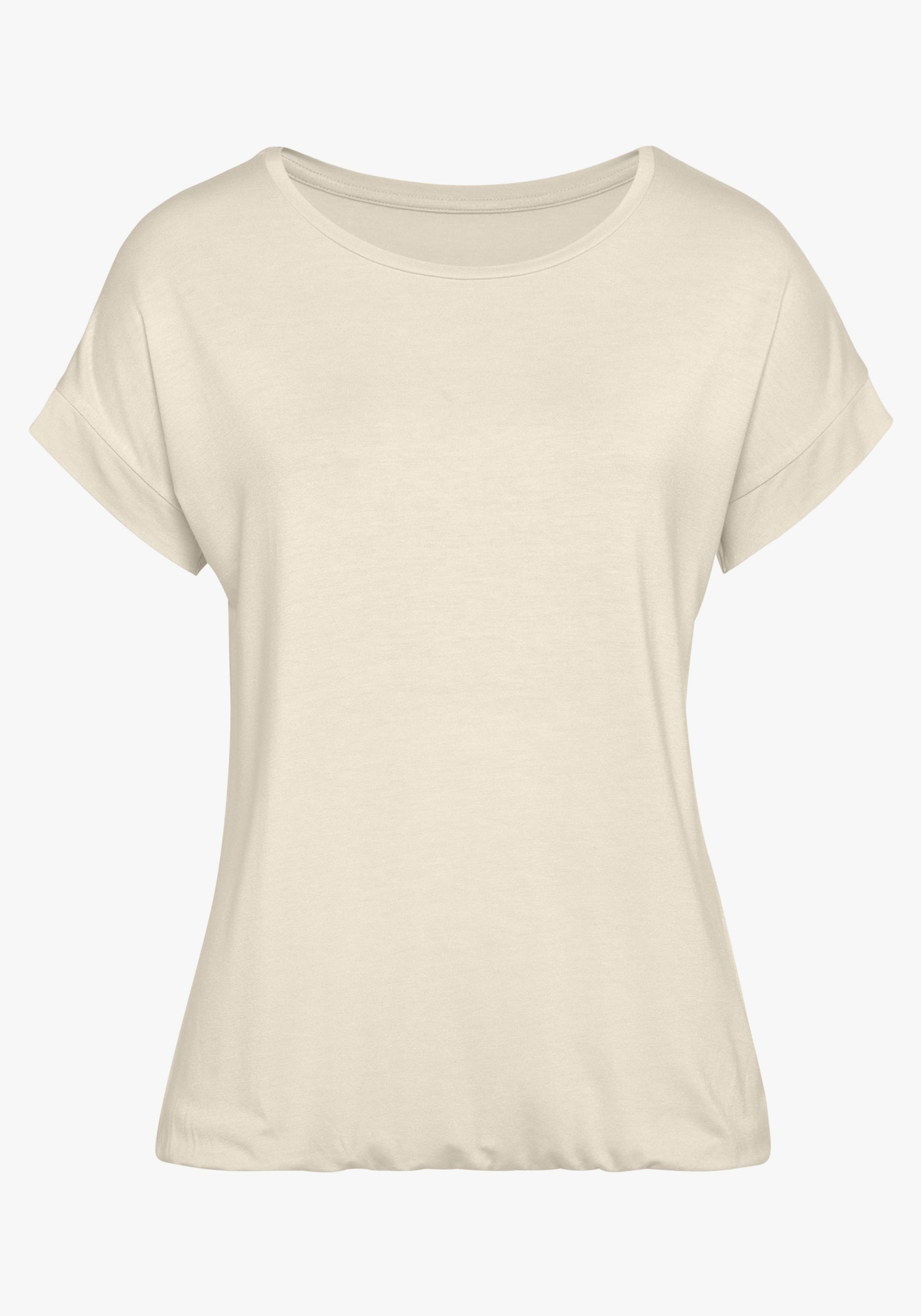 Vivance Kurzarmshirt - beige, khaki
