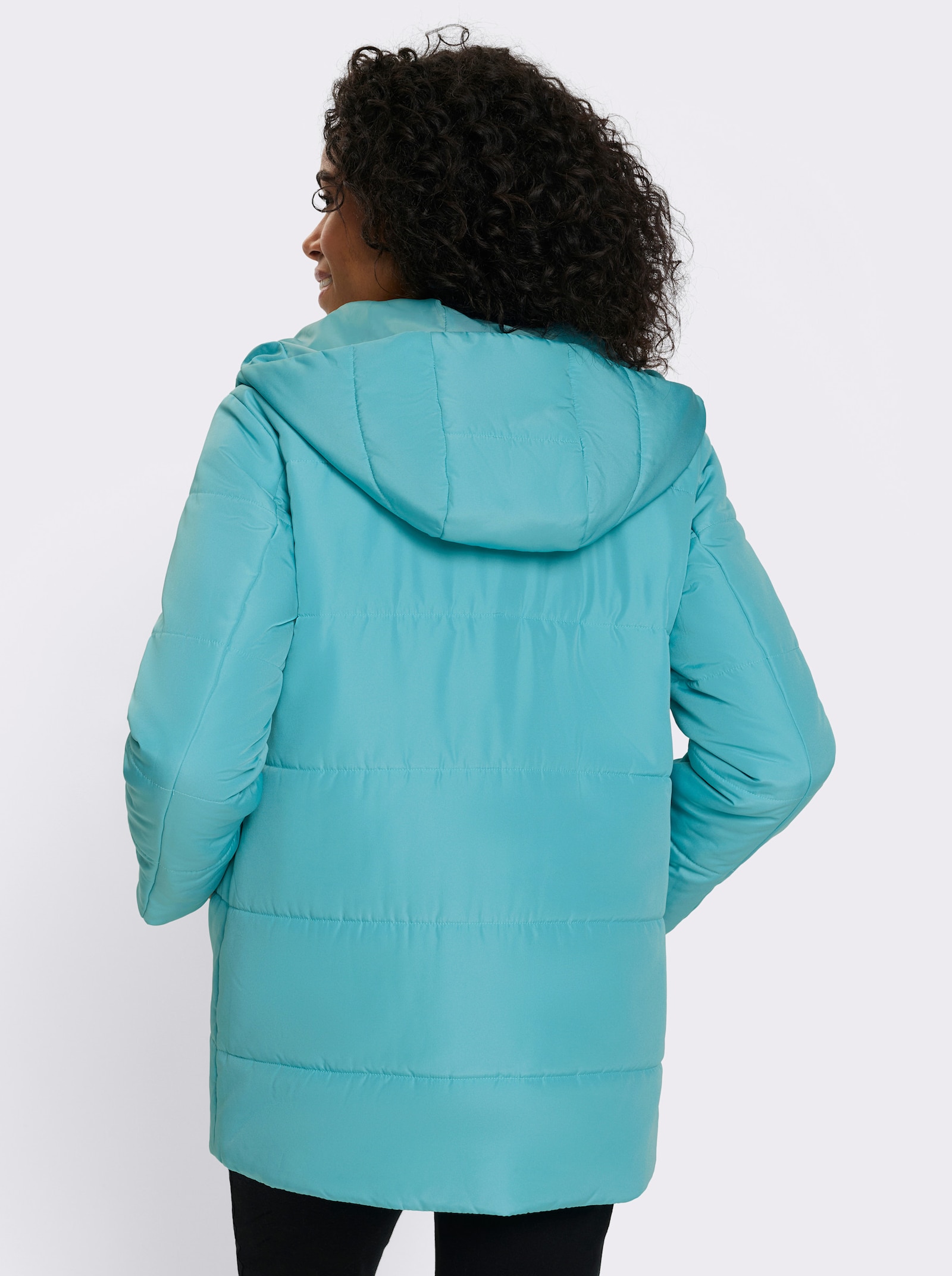 Steppjacke mit Kapuze - ozean