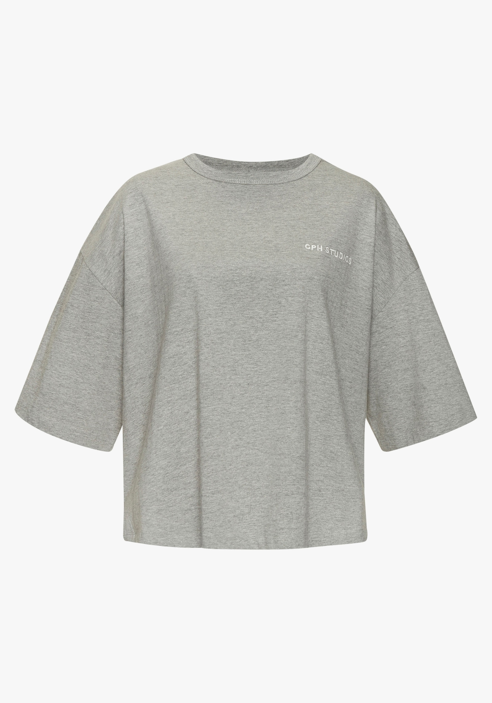 Copenhagen Studios Oversize-Shirt - grey melange