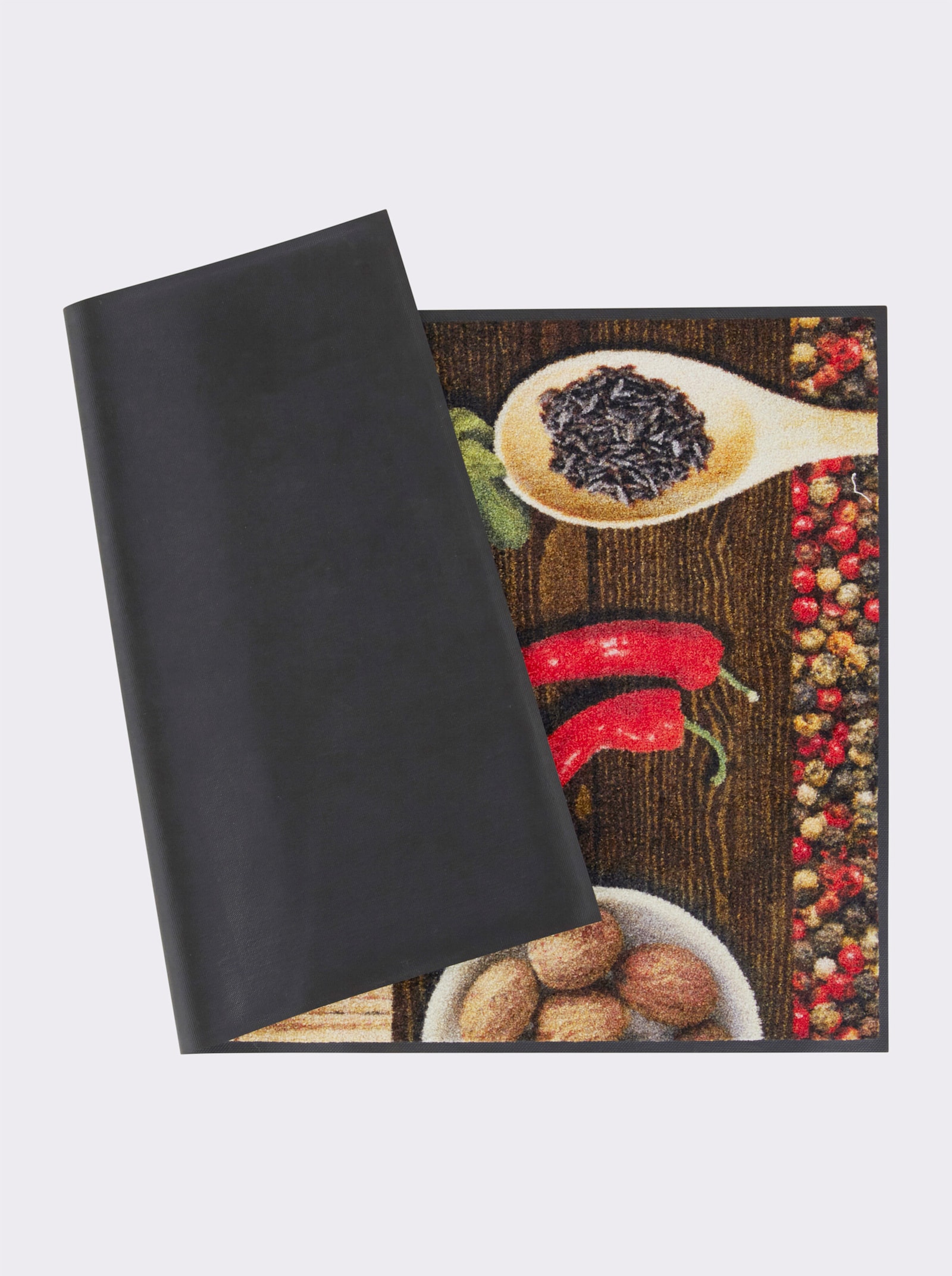 wash+dry by Kleen-Tex Fußmatte - braun-rot