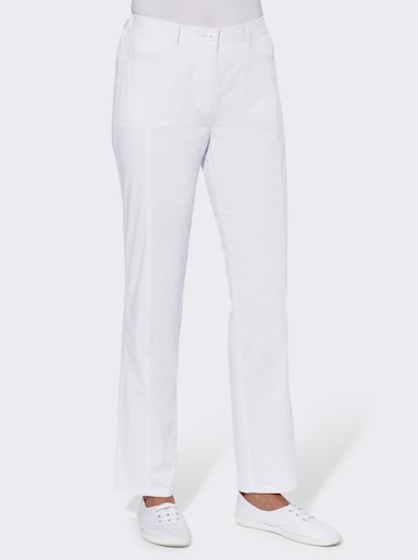 pantalon extensible - blanc