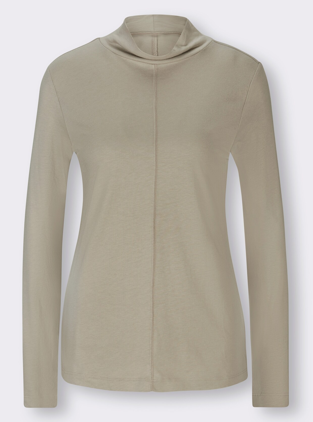 heine Shirt met lange mouwen - leem