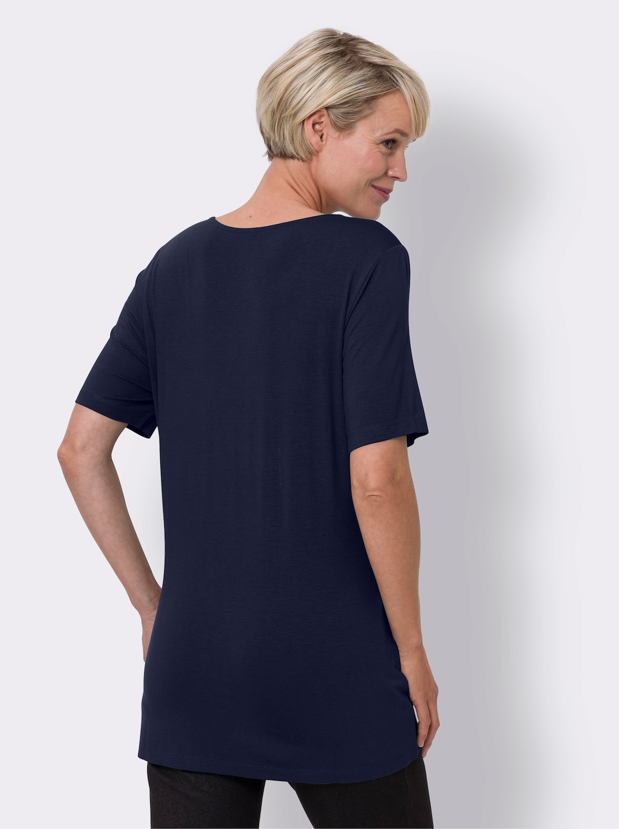 Lang shirt - marine
