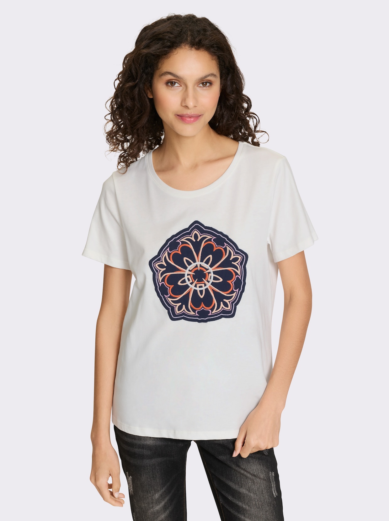 heine T-Shirt - ecru