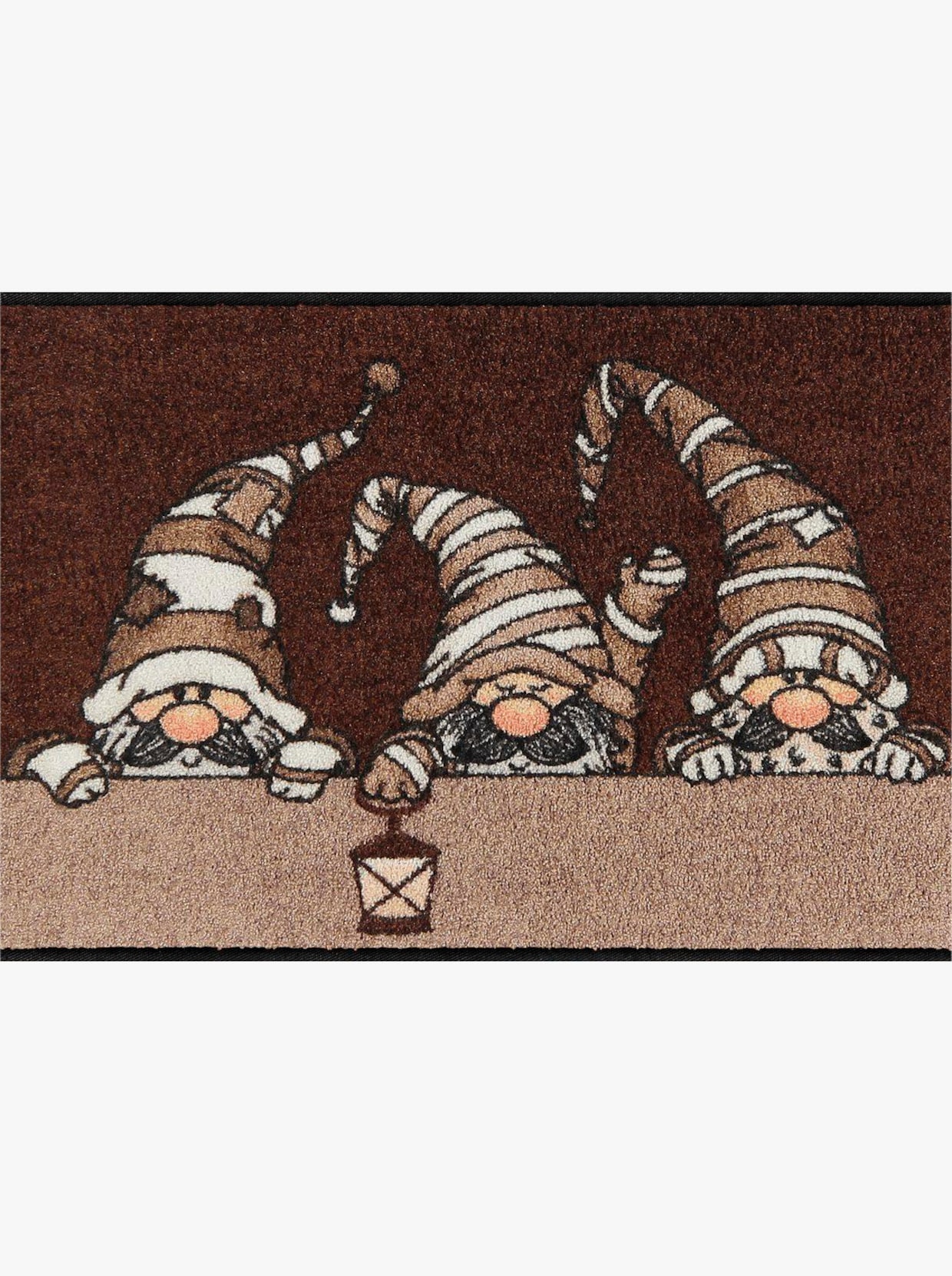 Salonloewe Fußmatte - braun-taupe