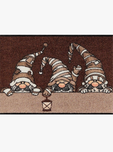 Salonloewe Fußmatte - braun-taupe