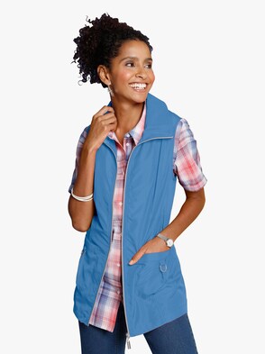 Weste - jeansblau