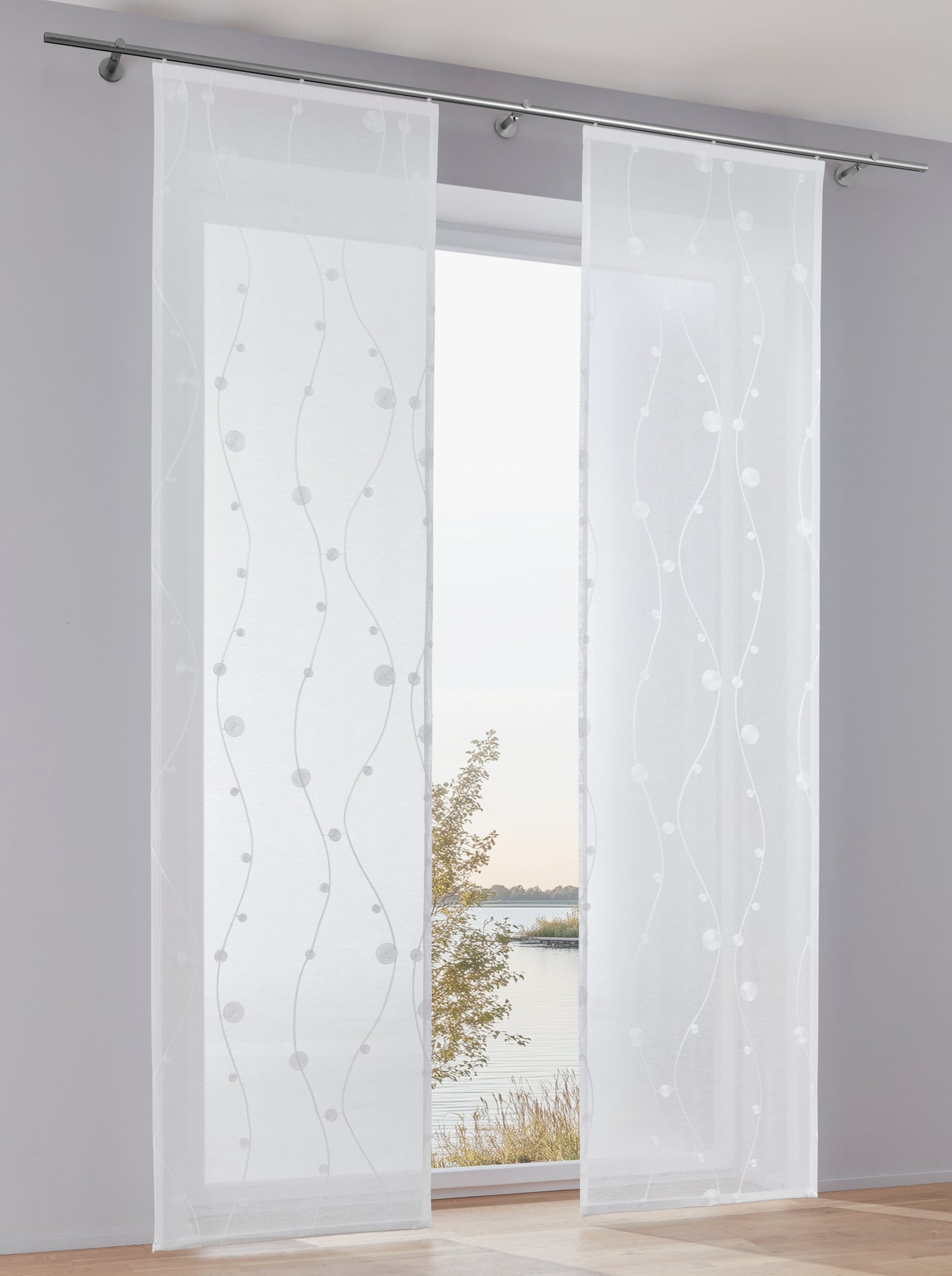 heine home Schiebevorhang - weiß
