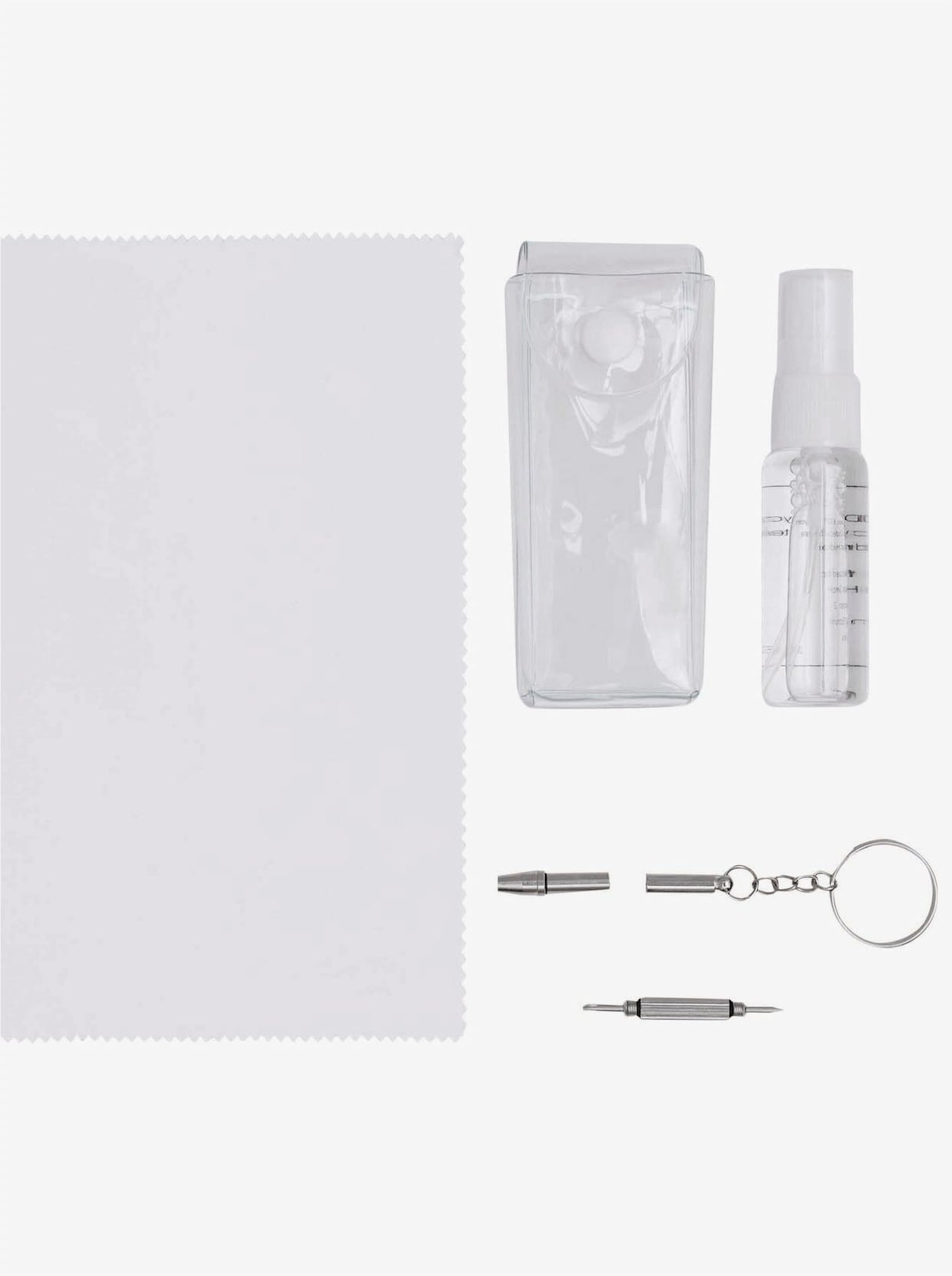 Brillen-Reinigungsset - weiß