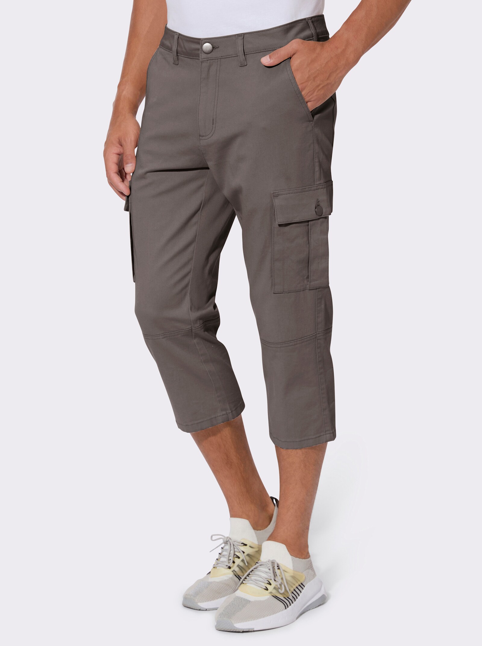 Cargohose in 7/8-Länge - anthrazit