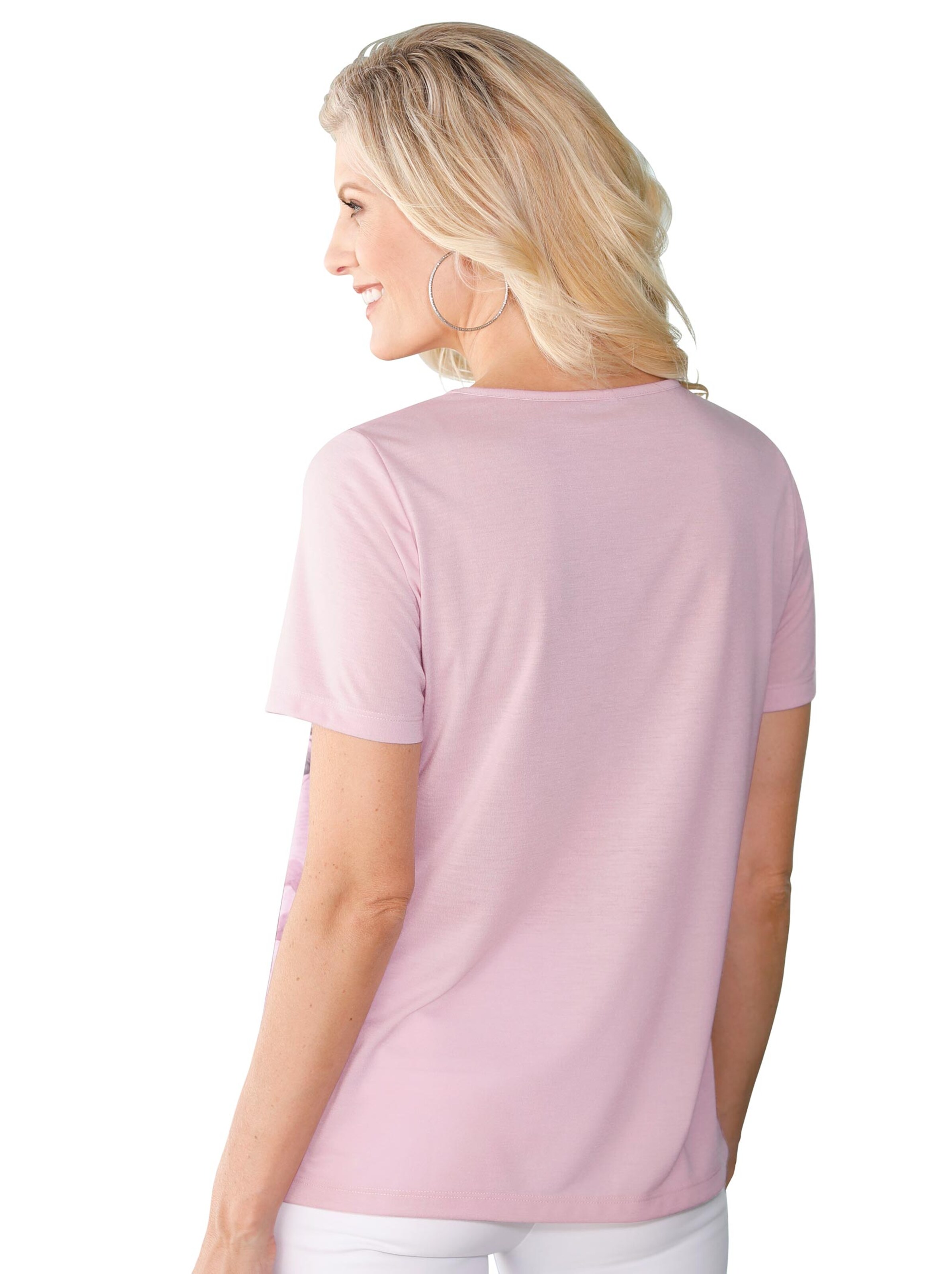 Shirt - rosé-gemustert